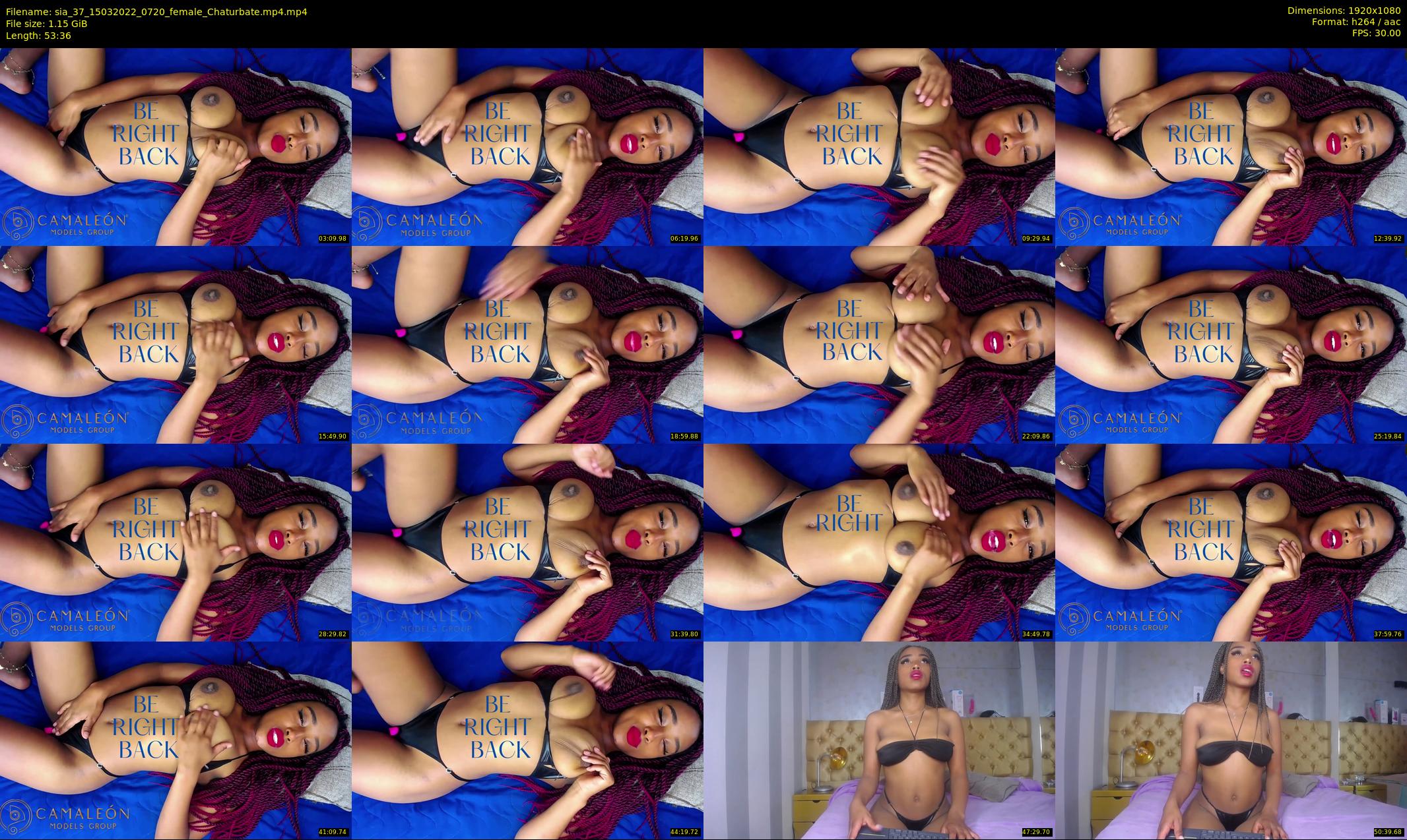 sia_37 — 54 minute Chaturbate female cam show recording, 1080p, Mar 15, 2022