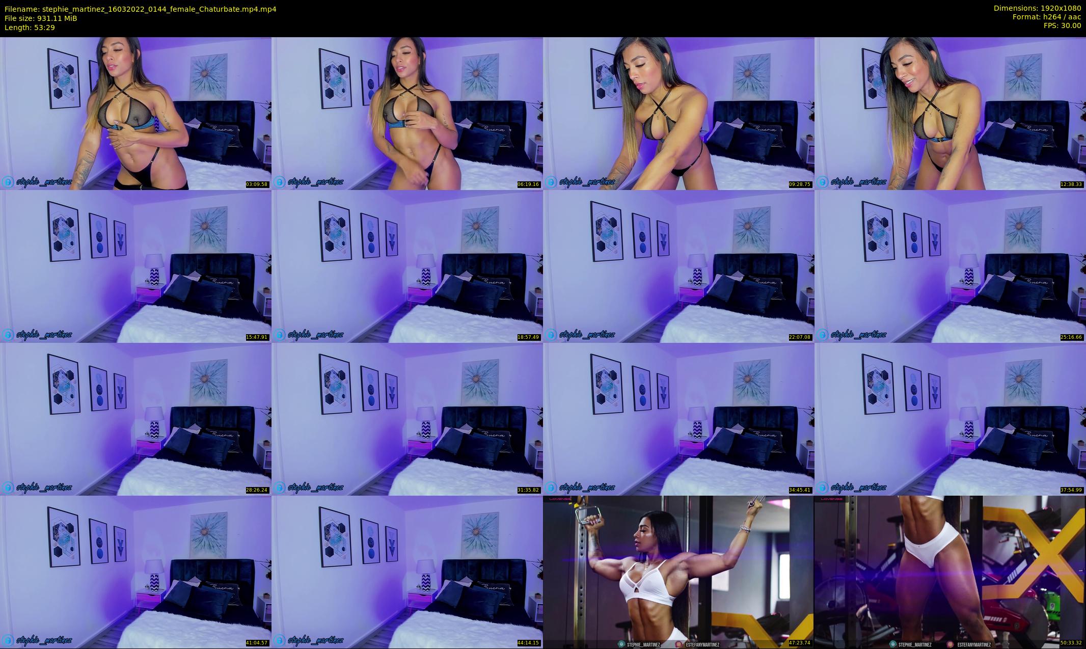stephie_martinez — 54 minute Chaturbate female cam show recording, 1080p, Mar 16, 2022