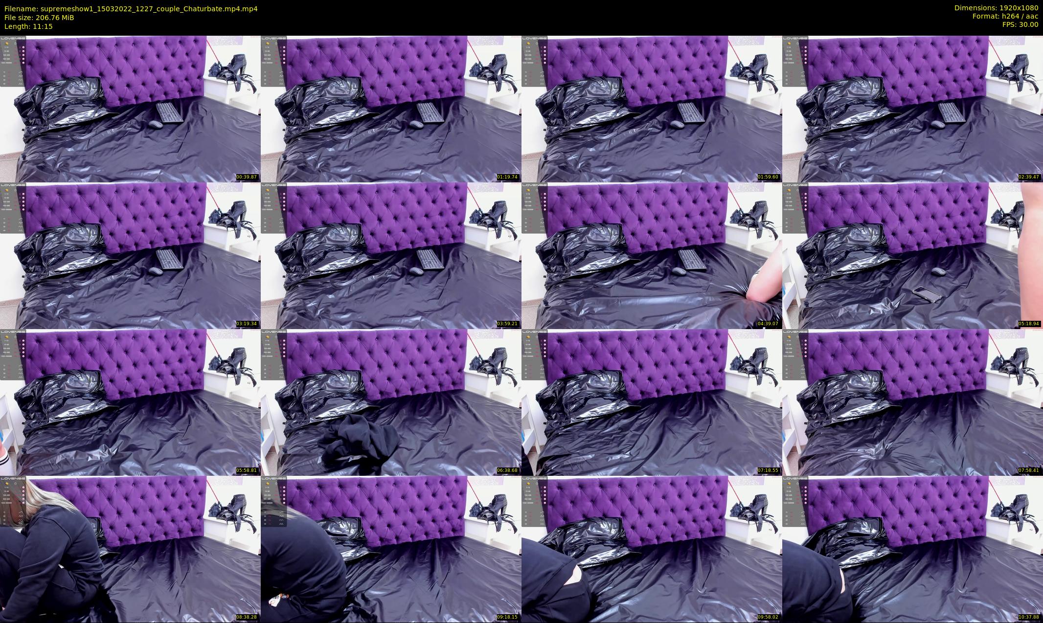 supremeshow1 — 12 minute Chaturbate couple cam show recording, 1080p, Mar 15, 2022