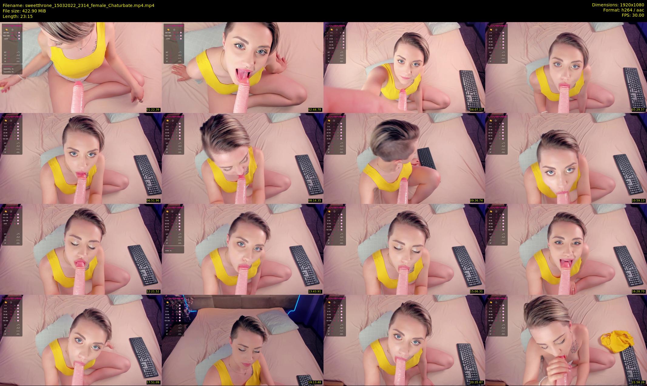 sweetthrone — 24 minute Chaturbate couple cam show recording, 1080p, Mar 15, 2022