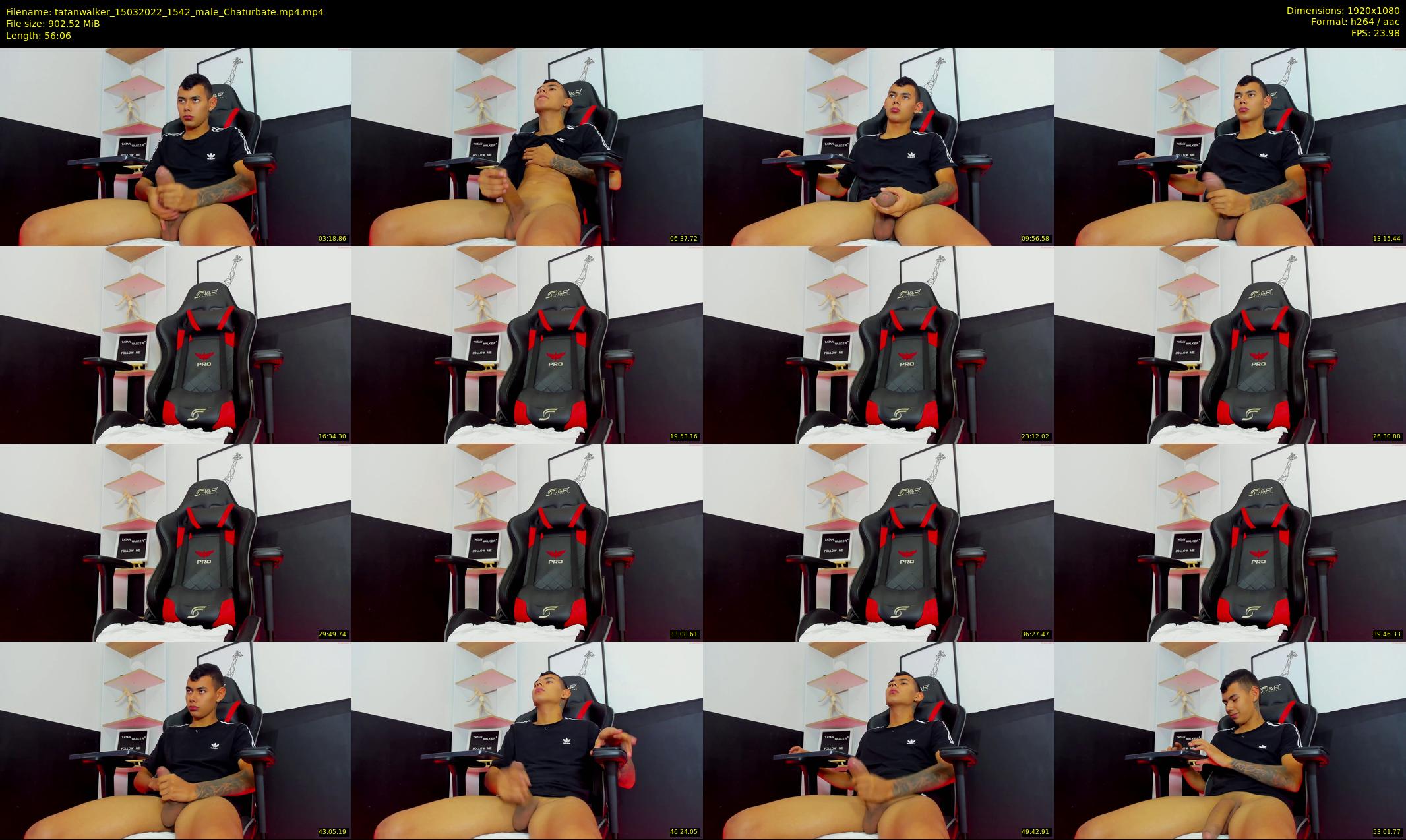 tatanwalker — 57 minute Chaturbate male cam show recording, 1080p, Mar 15, 2022