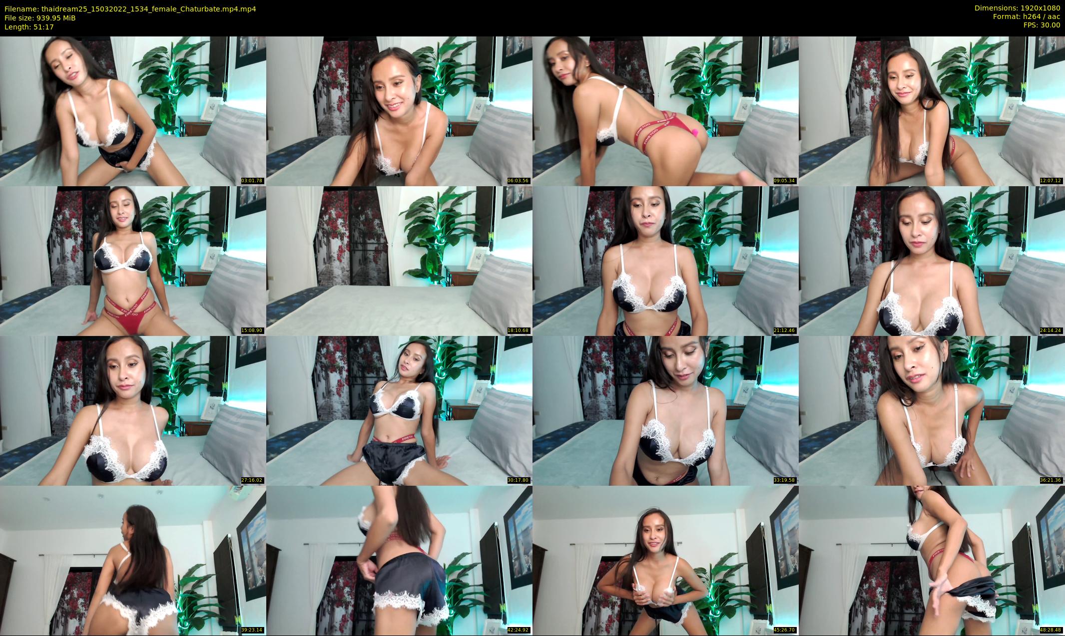 thaidream25 — 52 minute Chaturbate female cam show recording, 1080p, Mar 15, 2022