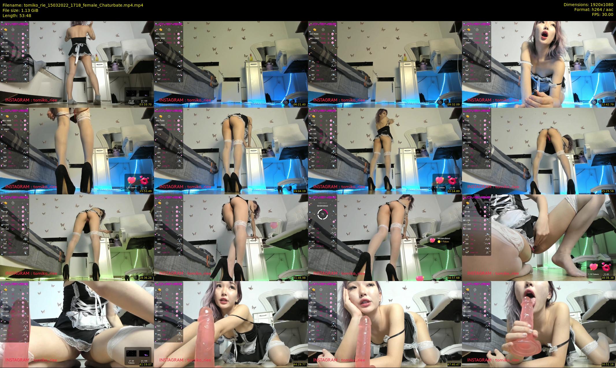 tomiko_rie — 54 minute Chaturbate female cam show recording, 1080p, Mar 15, 2022