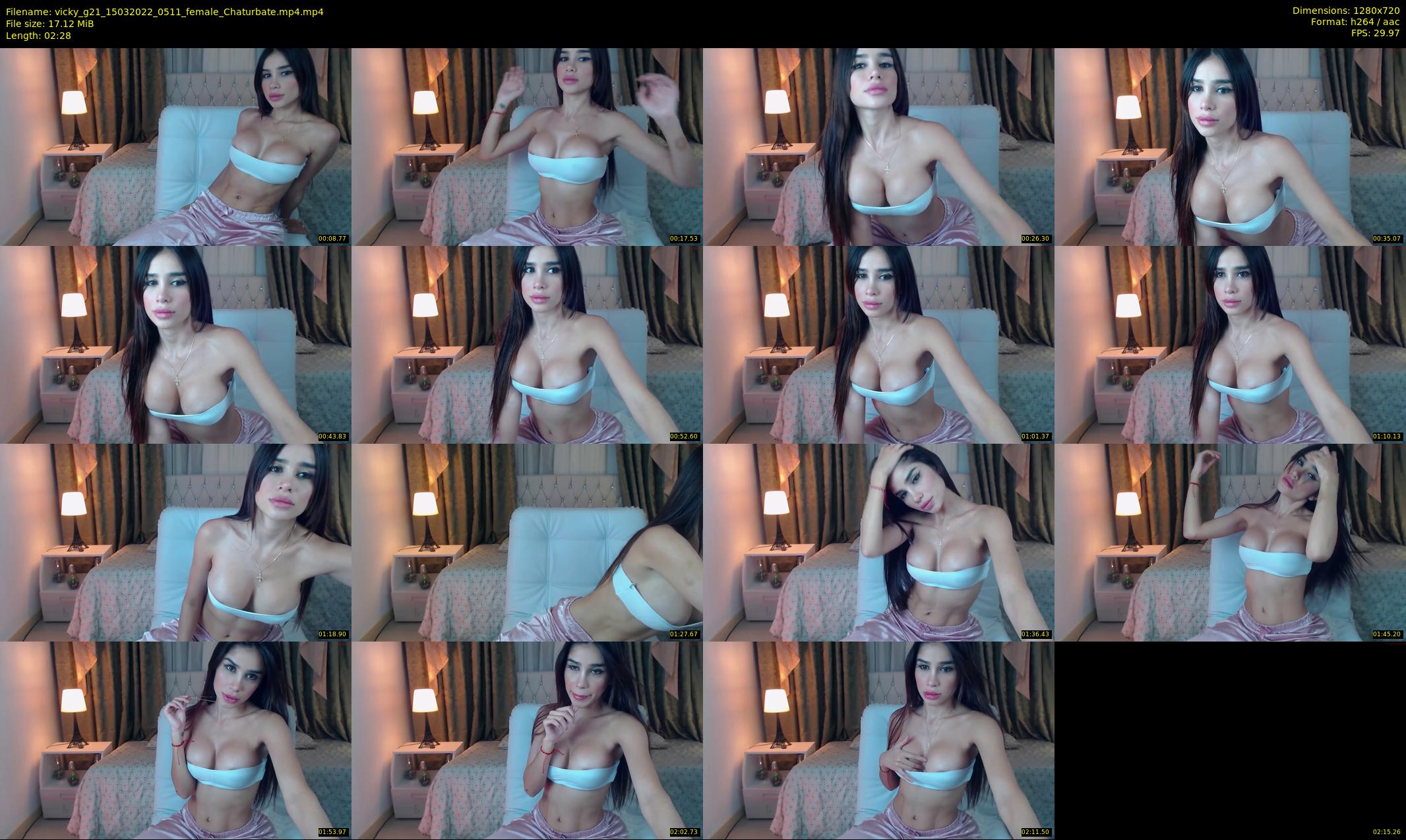 vicky_g21 — 3 minute Chaturbate female cam show recording, 720p, Mar 15, 2022