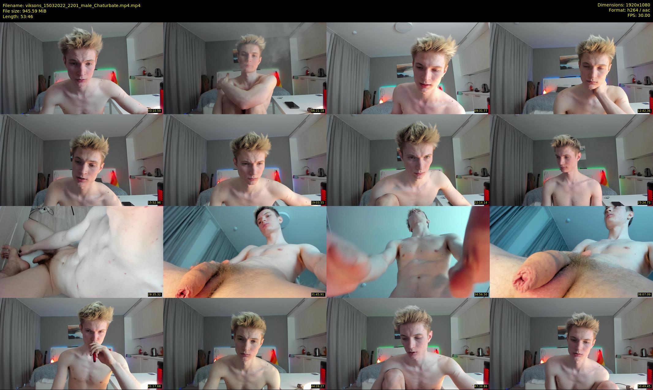 viksons — 54 minute Chaturbate male cam show recording, 1080p, Mar 15, 2022