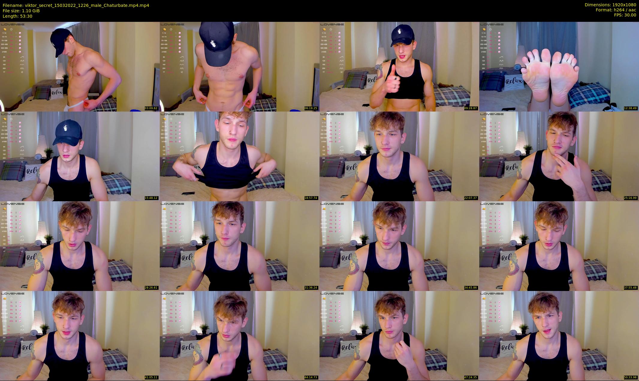 viktor_secret — 54 minute Chaturbate male cam show recording, 1080p, Mar 15, 2022