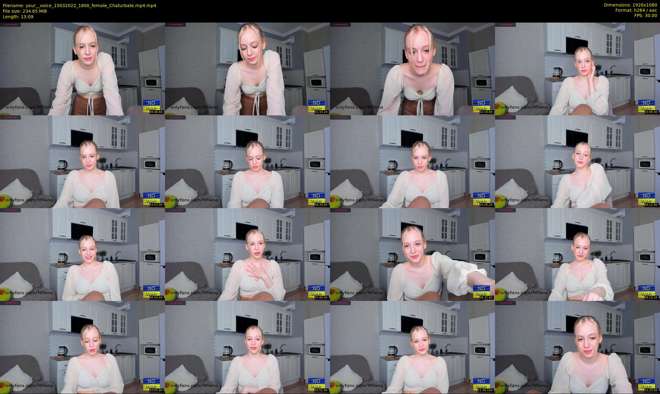 your__voice — 14 minute Chaturbate female cam show recording, 1080p, Mar 15, 2022