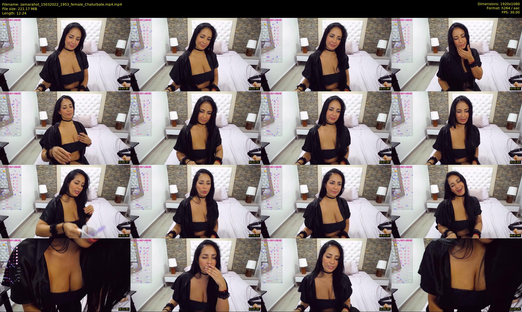 zamarahot — 13 minute Chaturbate female cam show recording, 1080p, Mar 15, 2022