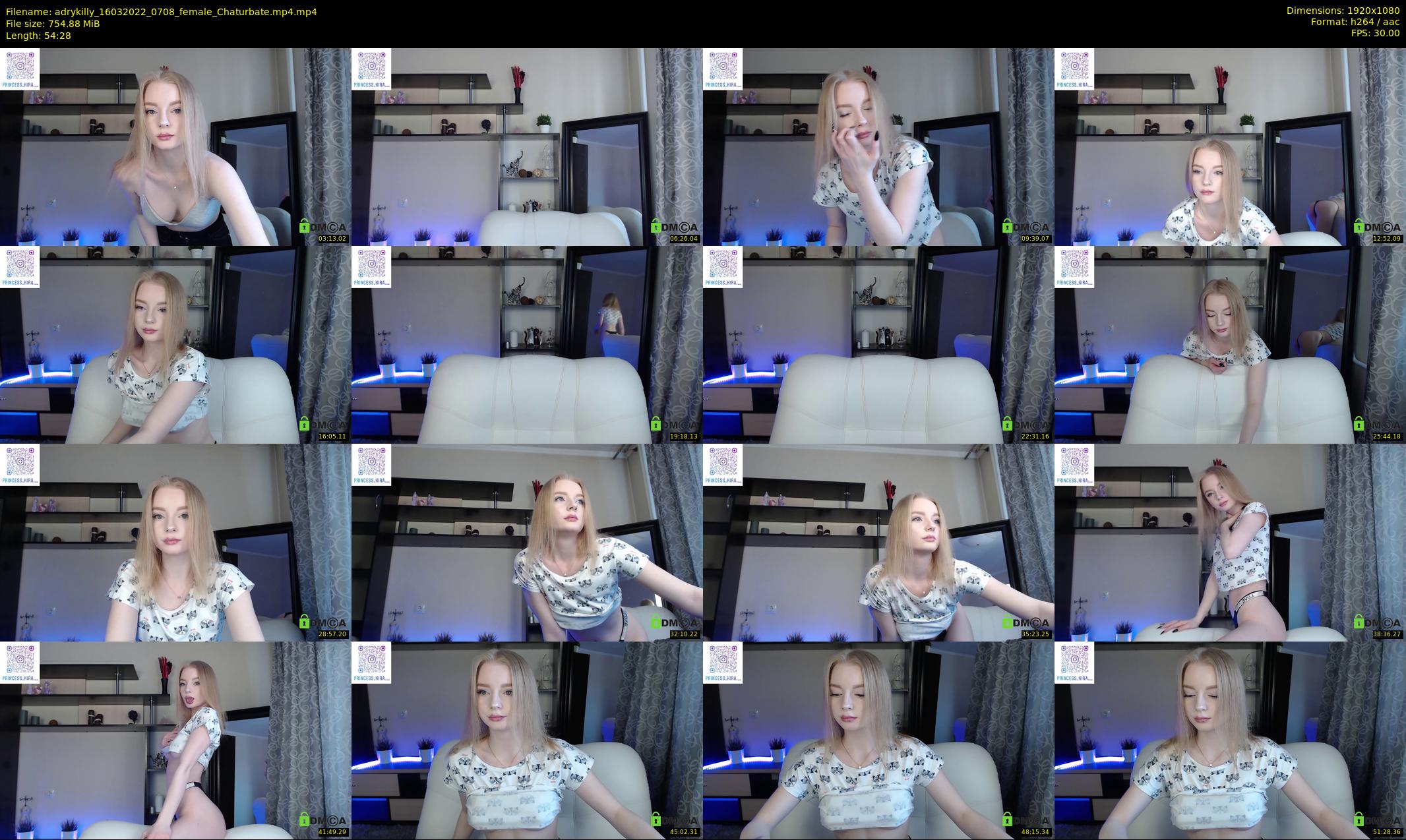 adrykilly — 55 minute Chaturbate female cam show recording, 1080p, Mar 16, 2022