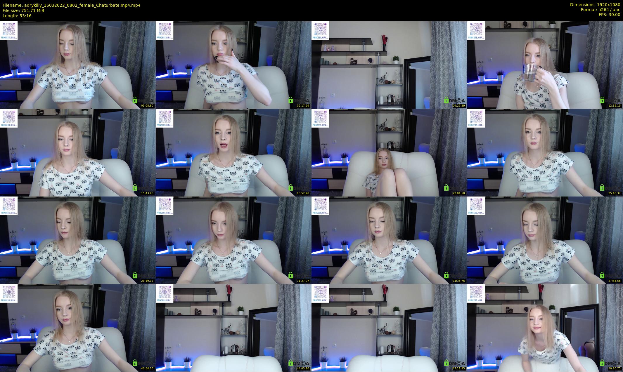 adrykilly — 54 minute Chaturbate female cam show recording, 1080p, Mar 16, 2022