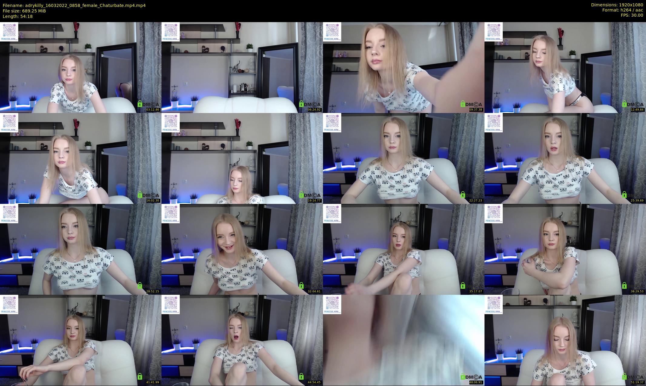 adrykilly — 55 minute Chaturbate female cam show recording, 1080p, Mar 16, 2022