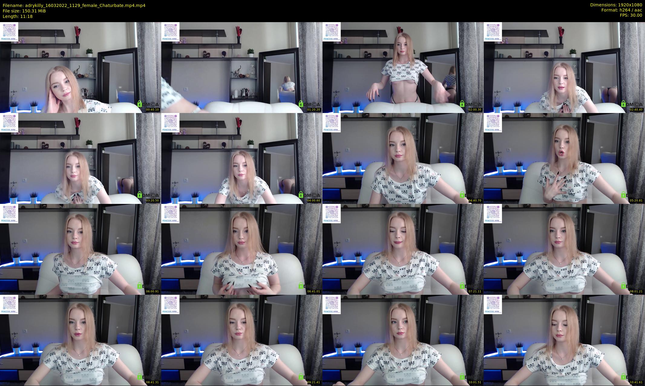 adrykilly — 12 minute Chaturbate female cam show recording, 1080p, Mar 16, 2022