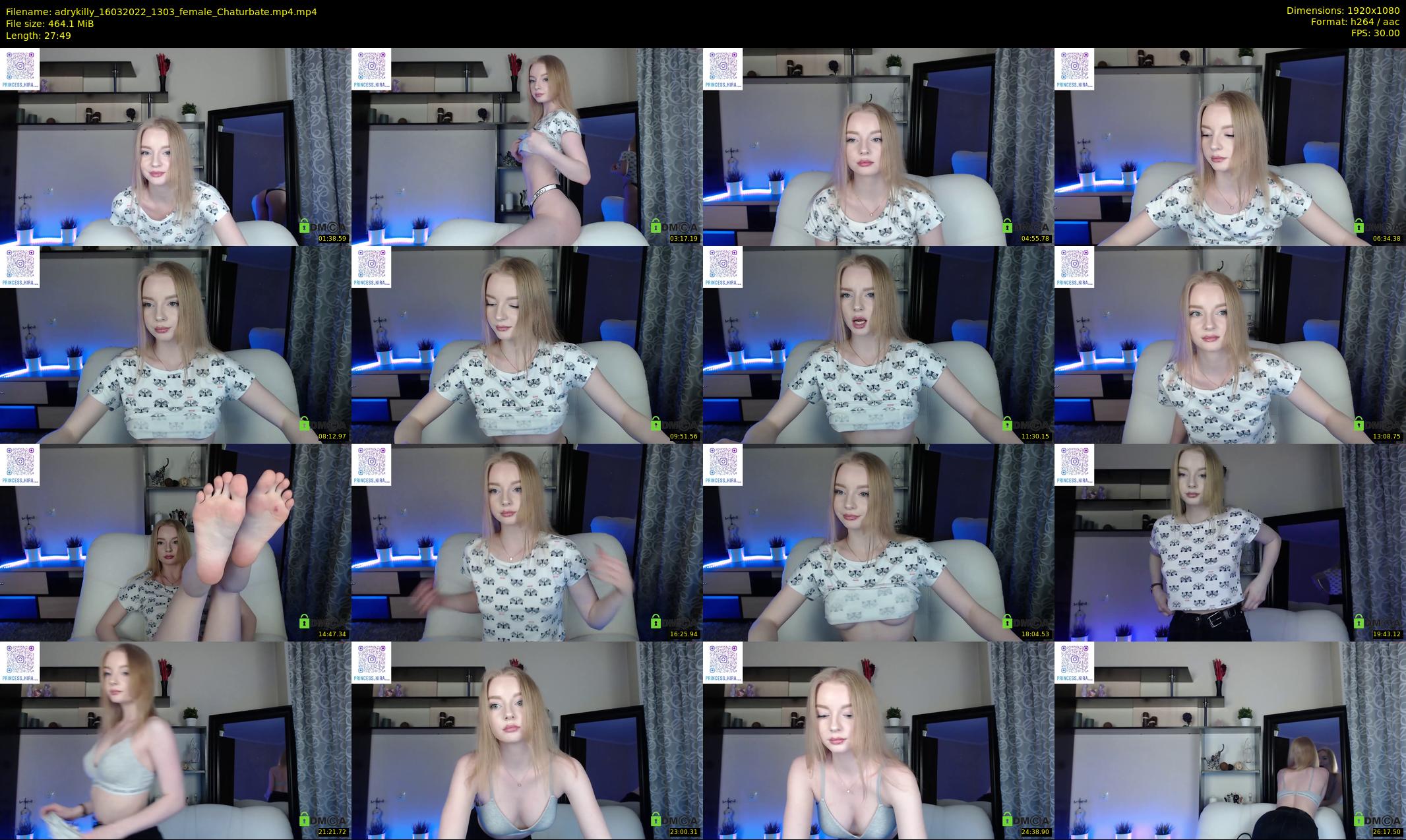 adrykilly — 28 minute Chaturbate female cam show recording, 1080p, Mar 16, 2022
