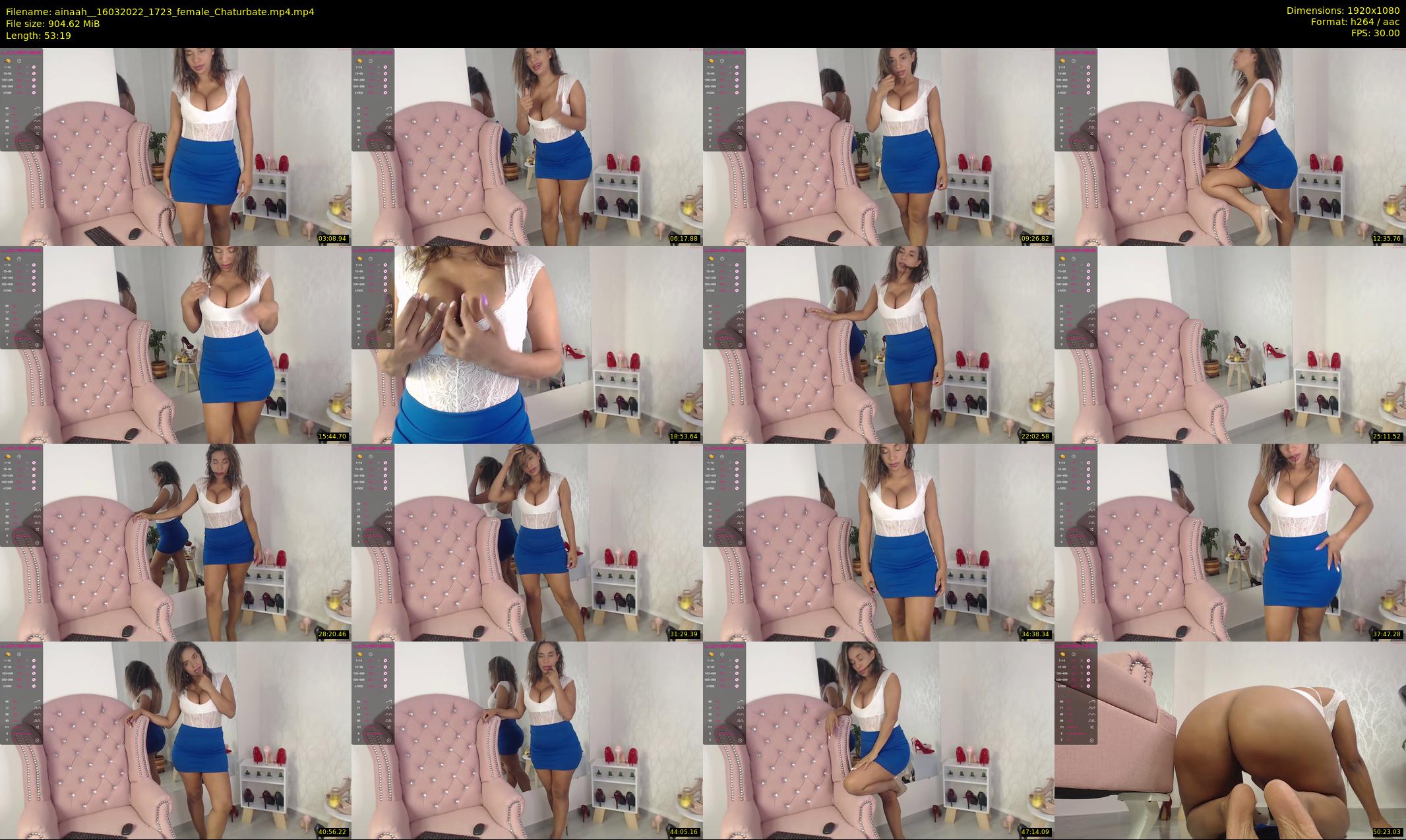 ainaah_ — 54 minute Chaturbate female cam show recording, 1080p, Mar 16, 2022