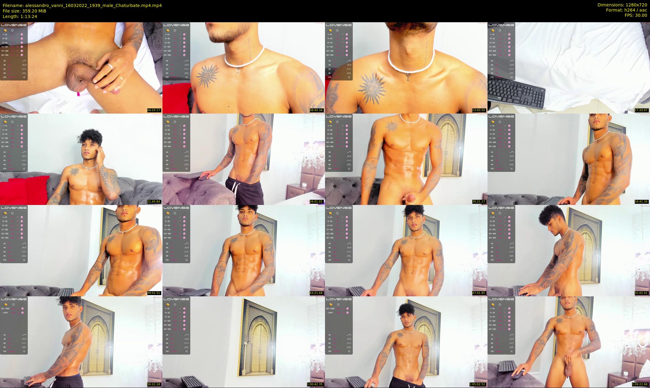 alessandro_vanni — 74 minute Chaturbate male cam show recording, 720p, Mar 16, 2022