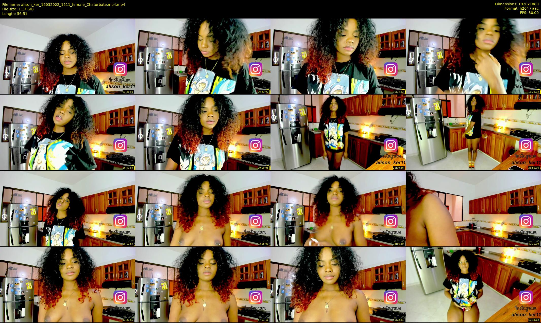alison_ker — 57 minute Chaturbate female cam show recording, 1080p, Mar 16, 2022