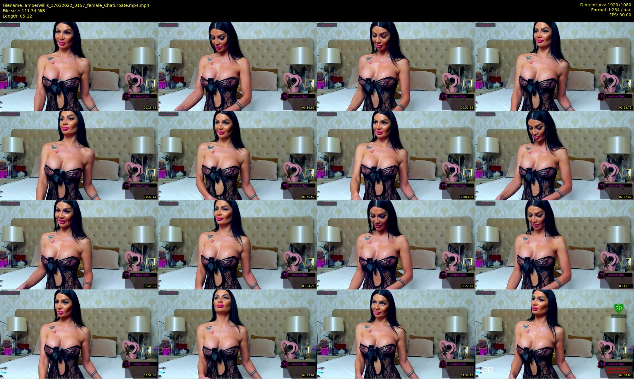 amberwillis — 6 minute Chaturbate female cam show recording, 1080p, Mar 17, 2022