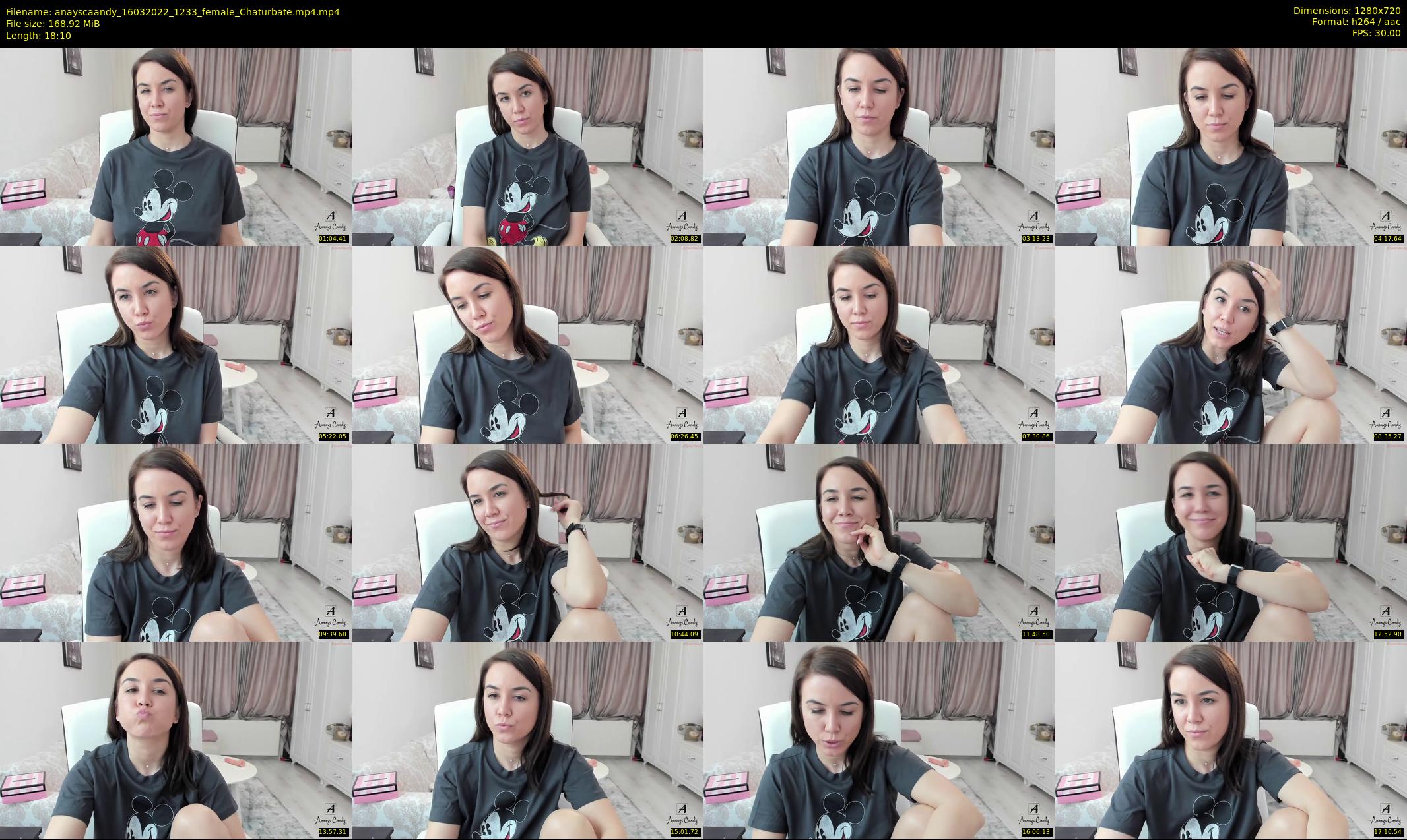 anayscaandy — 19 minute Chaturbate female cam show recording, 720p, Mar 16, 2022