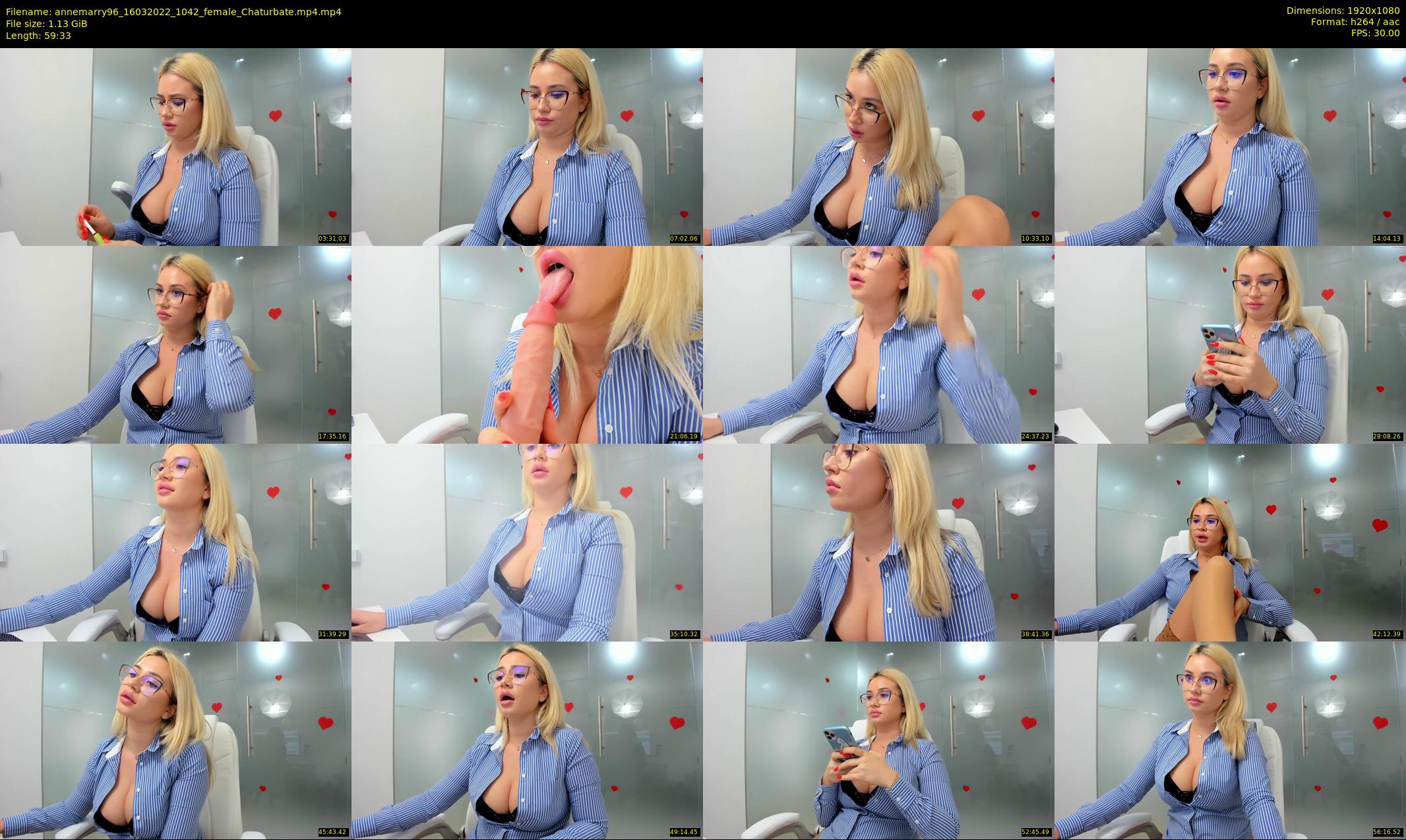 annemarry96 — 60 minute Chaturbate female cam show recording, 1080p, Mar 16, 2022
