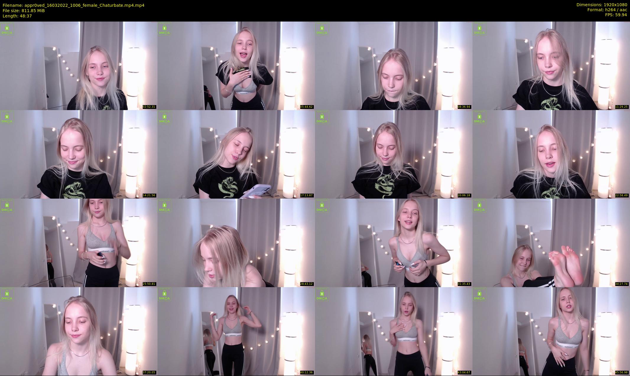 appr0ved — 49 minute Chaturbate female cam show recording, 1080p, Mar 16, 2022