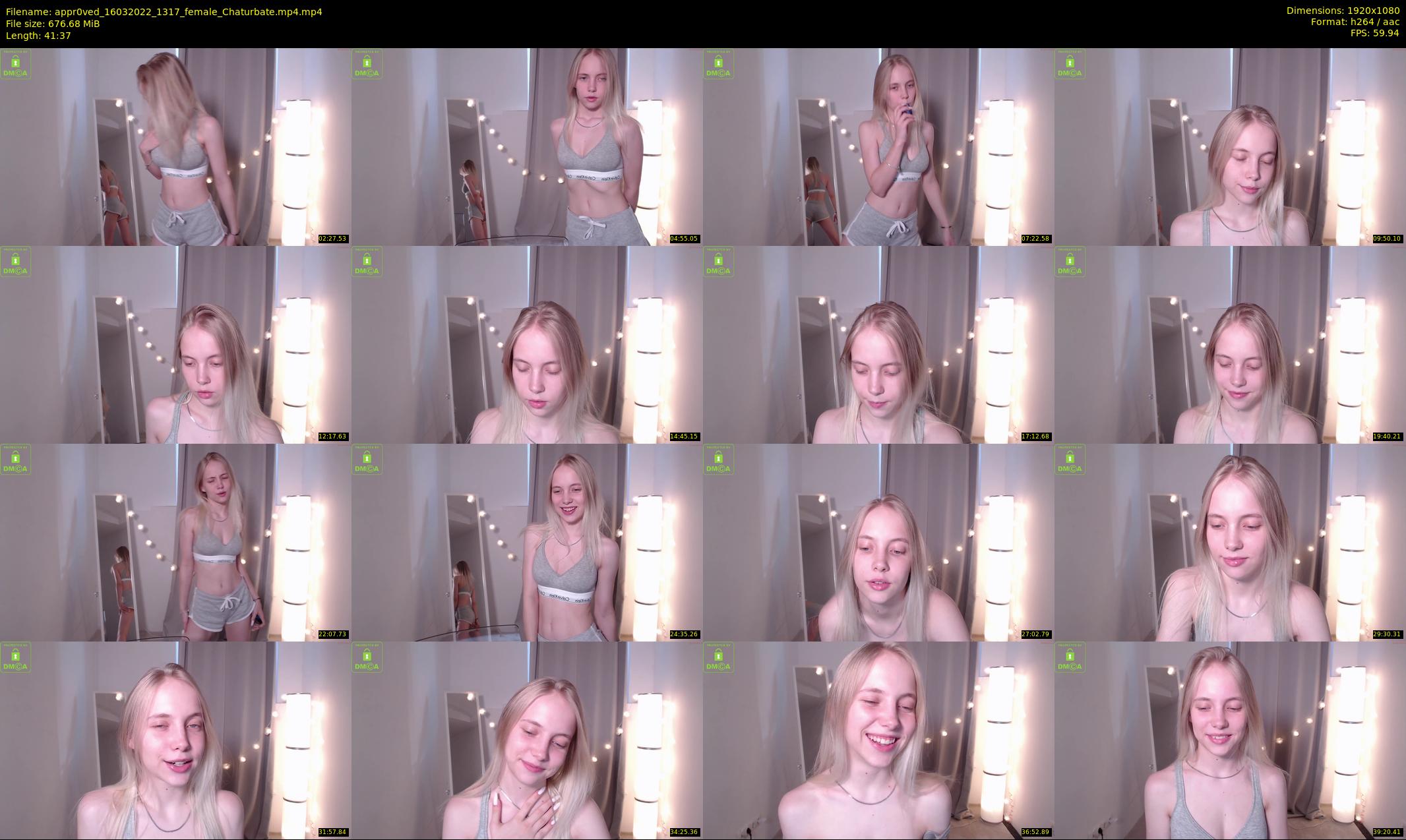 appr0ved — 42 minute Chaturbate female cam show recording, 1080p, Mar 16, 2022