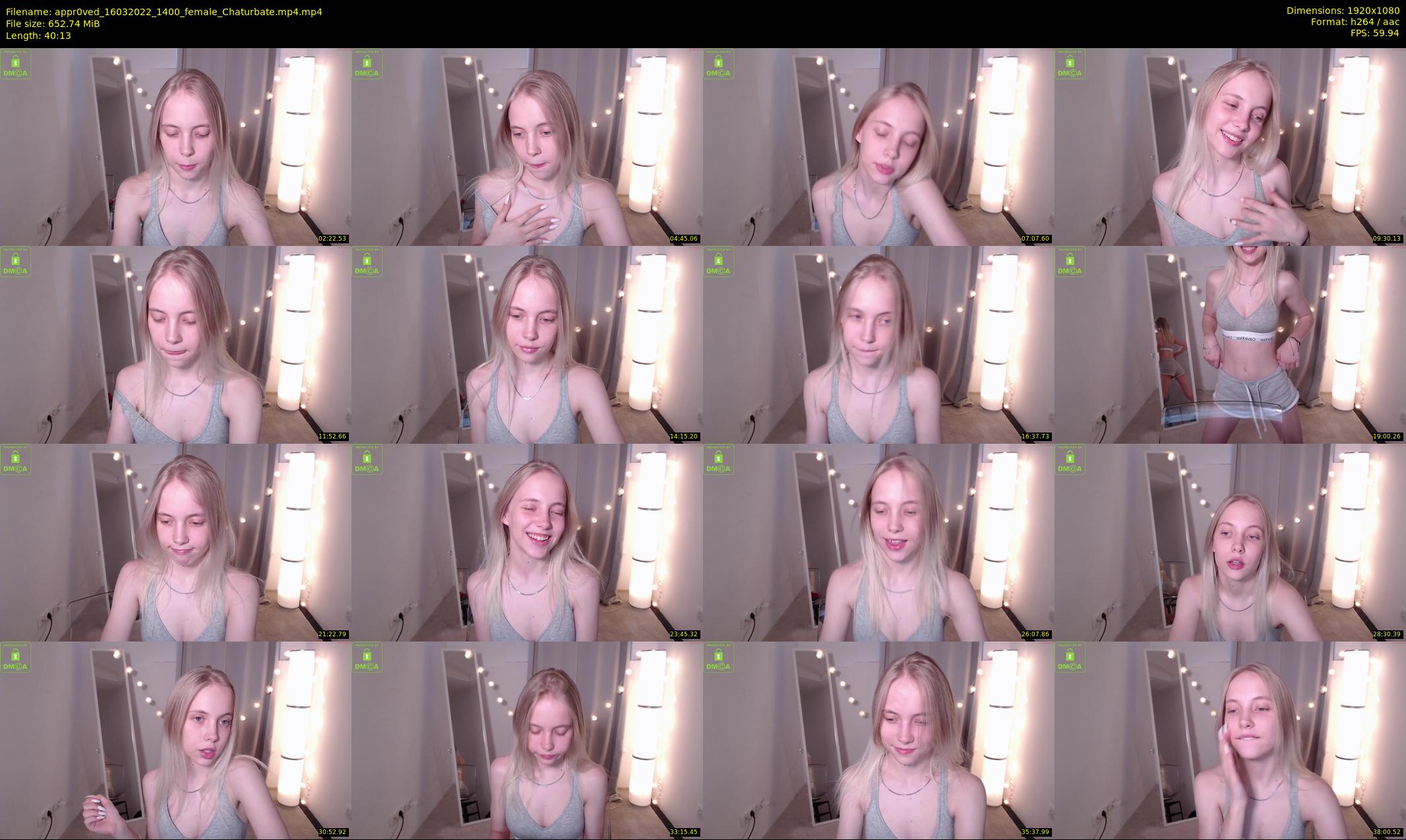 appr0ved — 41 minute Chaturbate female cam show recording, 1080p, Mar 16, 2022