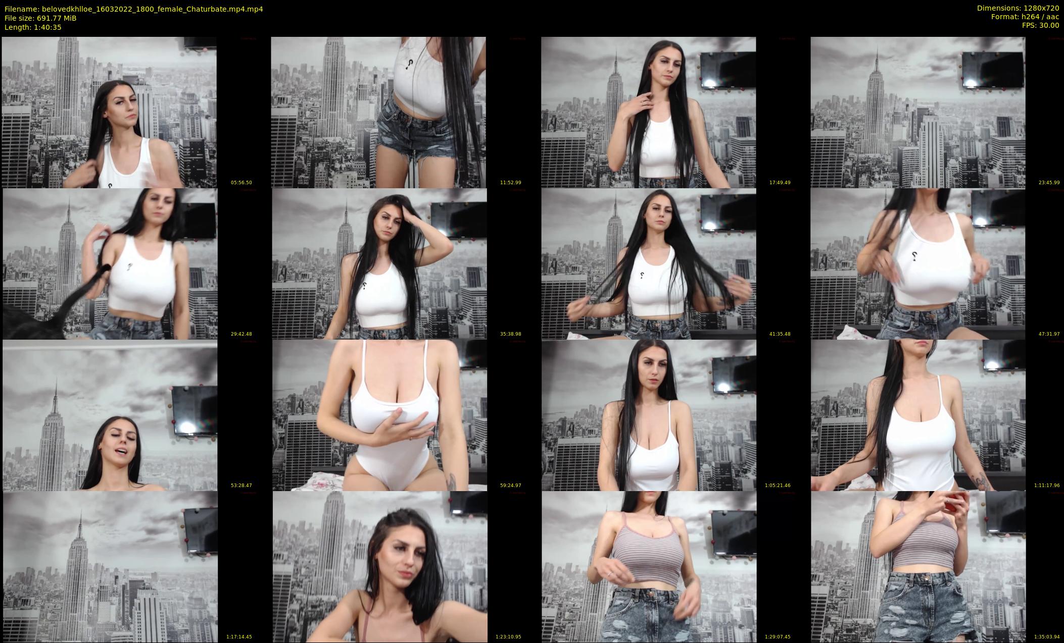 belovedkhlloe — 101 minute Chaturbate female cam show recording, 720p, Mar 16, 2022