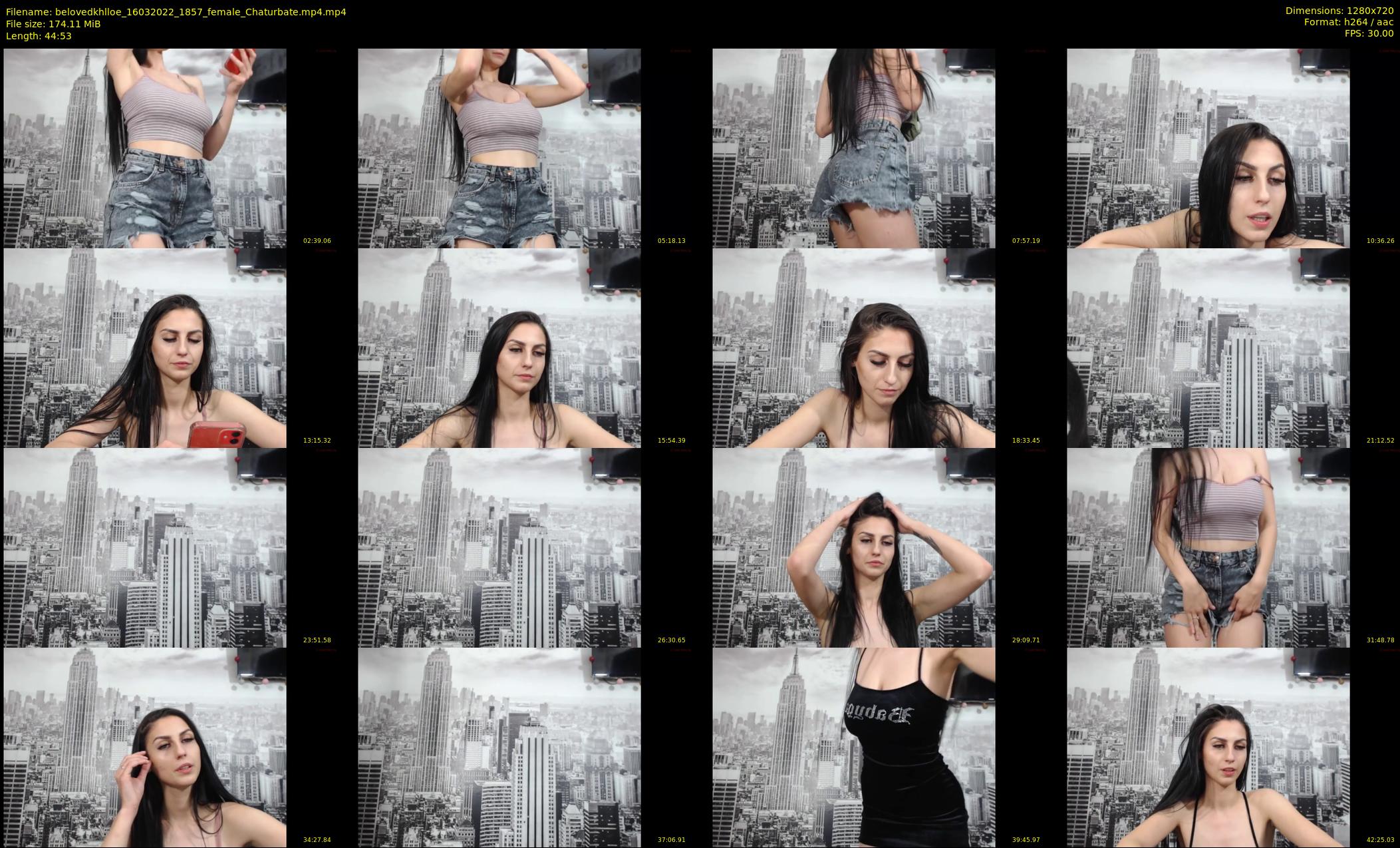 belovedkhlloe — 45 minute Chaturbate female cam show recording, 720p, Mar 16, 2022