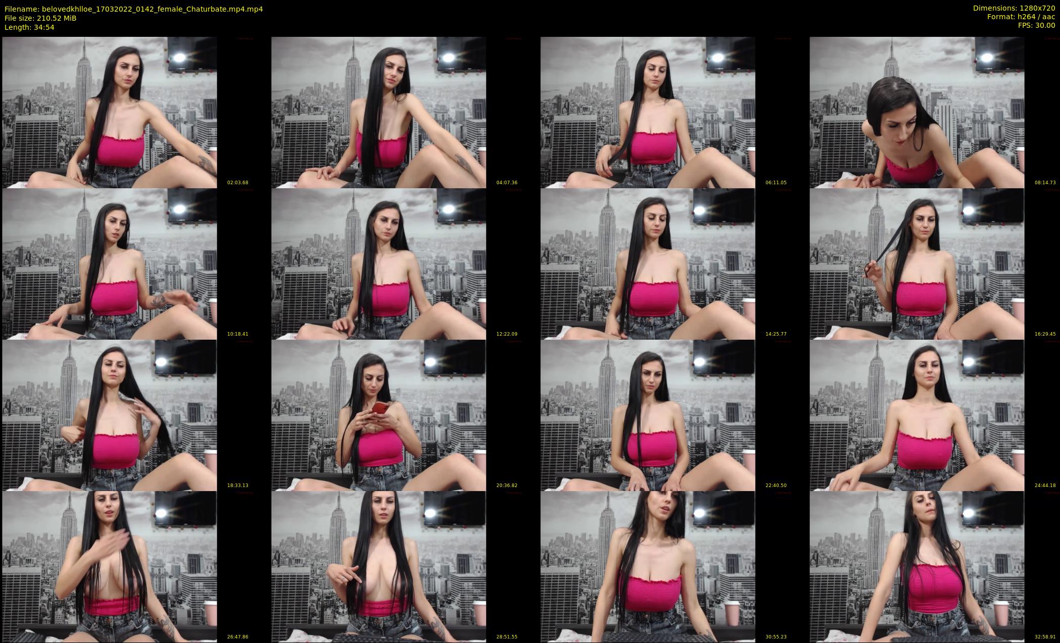 belovedkhlloe — 35 minute Chaturbate female cam show recording, 720p, Mar 17, 2022