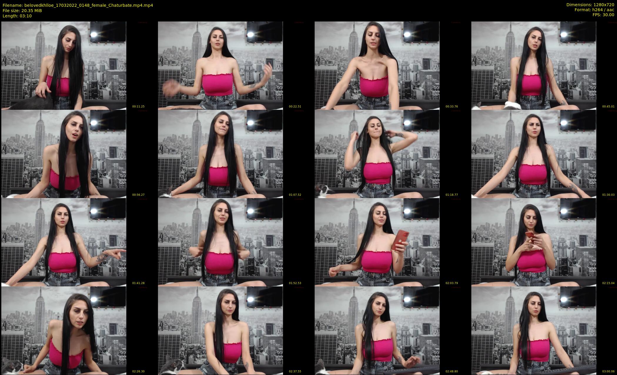 belovedkhlloe — 4 minute Chaturbate female cam show recording, 720p, Mar 17, 2022