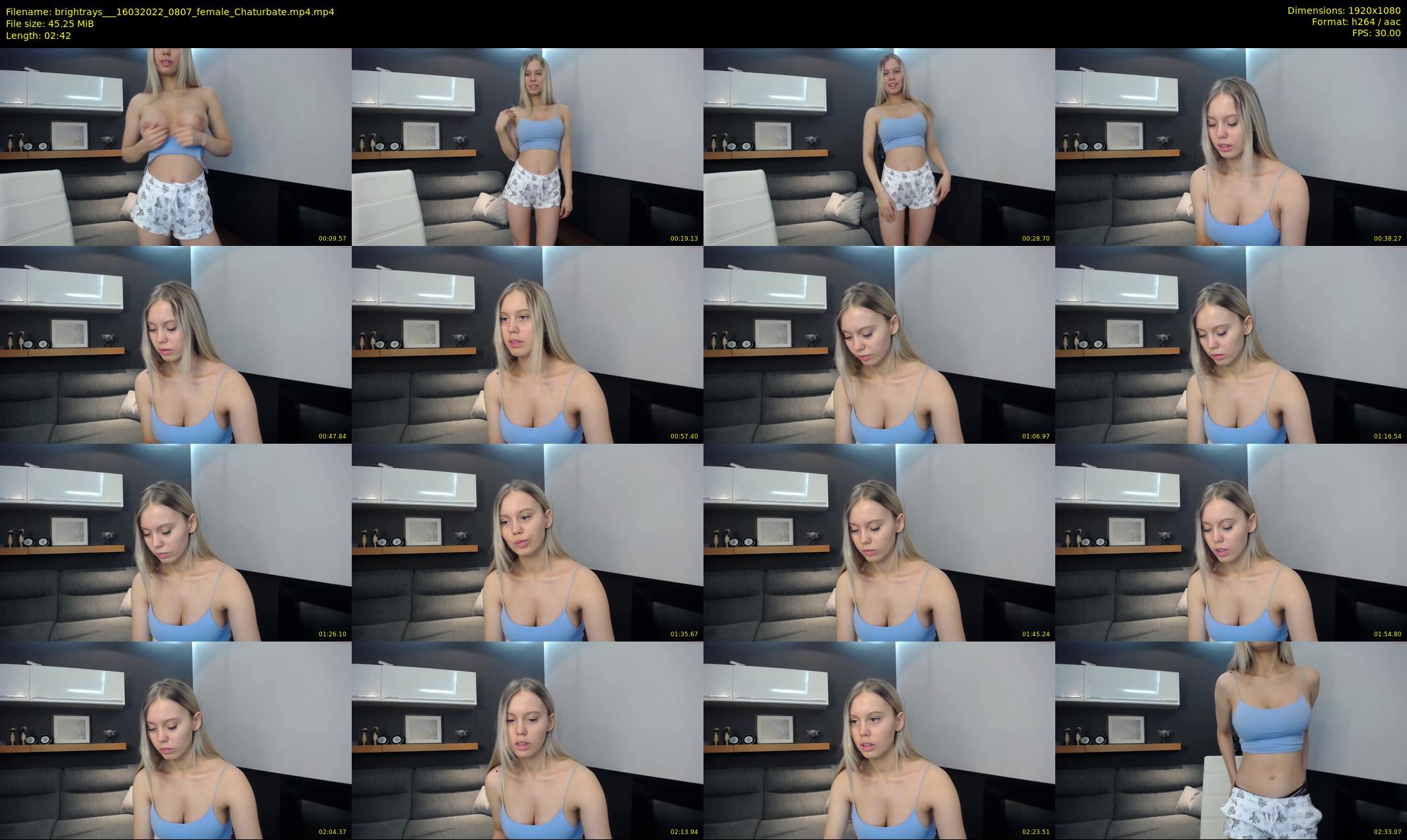 brightrays__ — 3 minute Chaturbate female cam show recording, 1080p, Mar 16, 2022