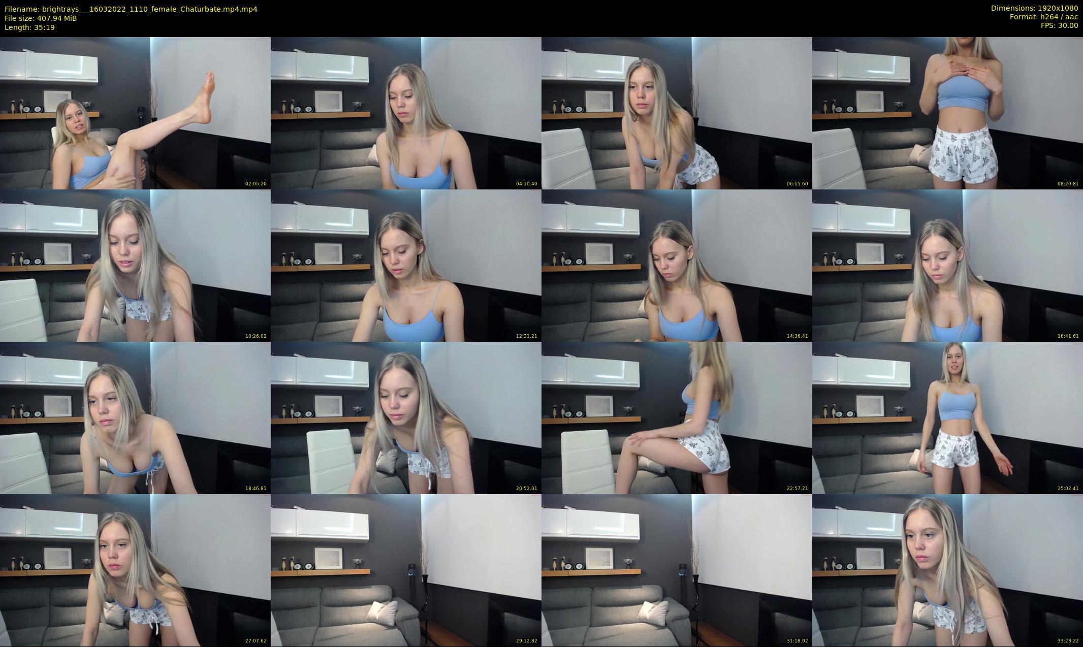 brightrays__ — 36 minute Chaturbate female cam show recording, 1080p, Mar 16, 2022