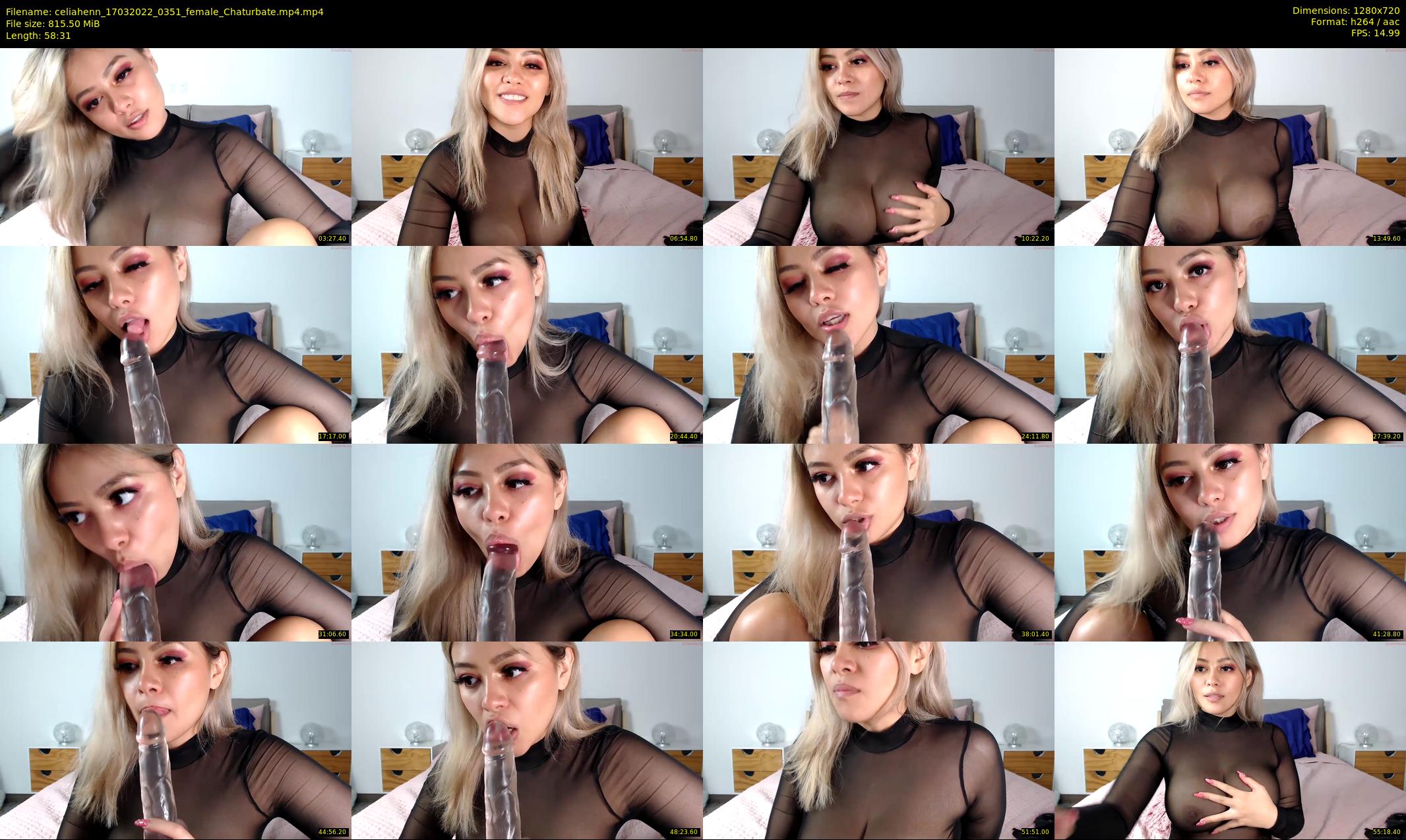 celiahenn — 59 minute Chaturbate female cam show recording, 720p, Mar 17, 2022