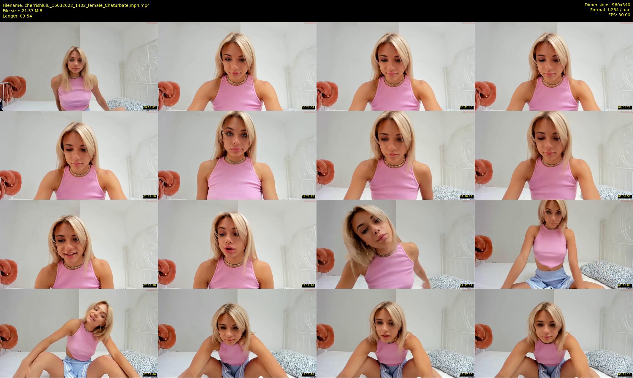 cherrishlulu — 4 minute Chaturbate female cam show recording, 480p, Mar 16, 2022