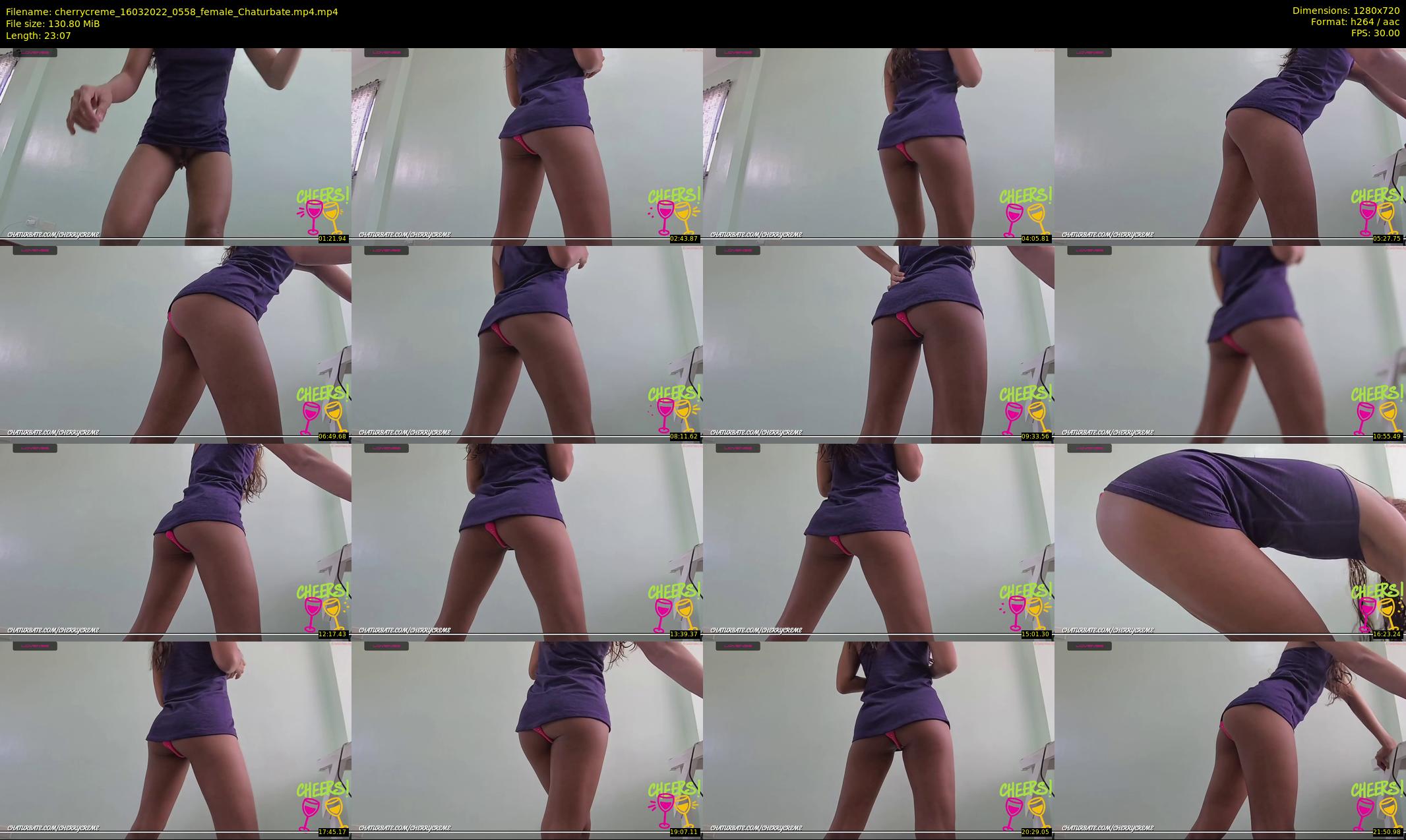 cherrycreme — 24 minute Chaturbate female cam show recording, 720p, Mar 16, 2022