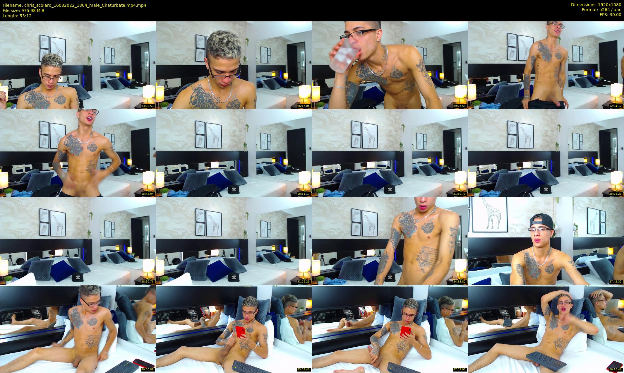 chris_scolaro — 54 minute Chaturbate male cam show recording, 1080p, Mar 16, 2022