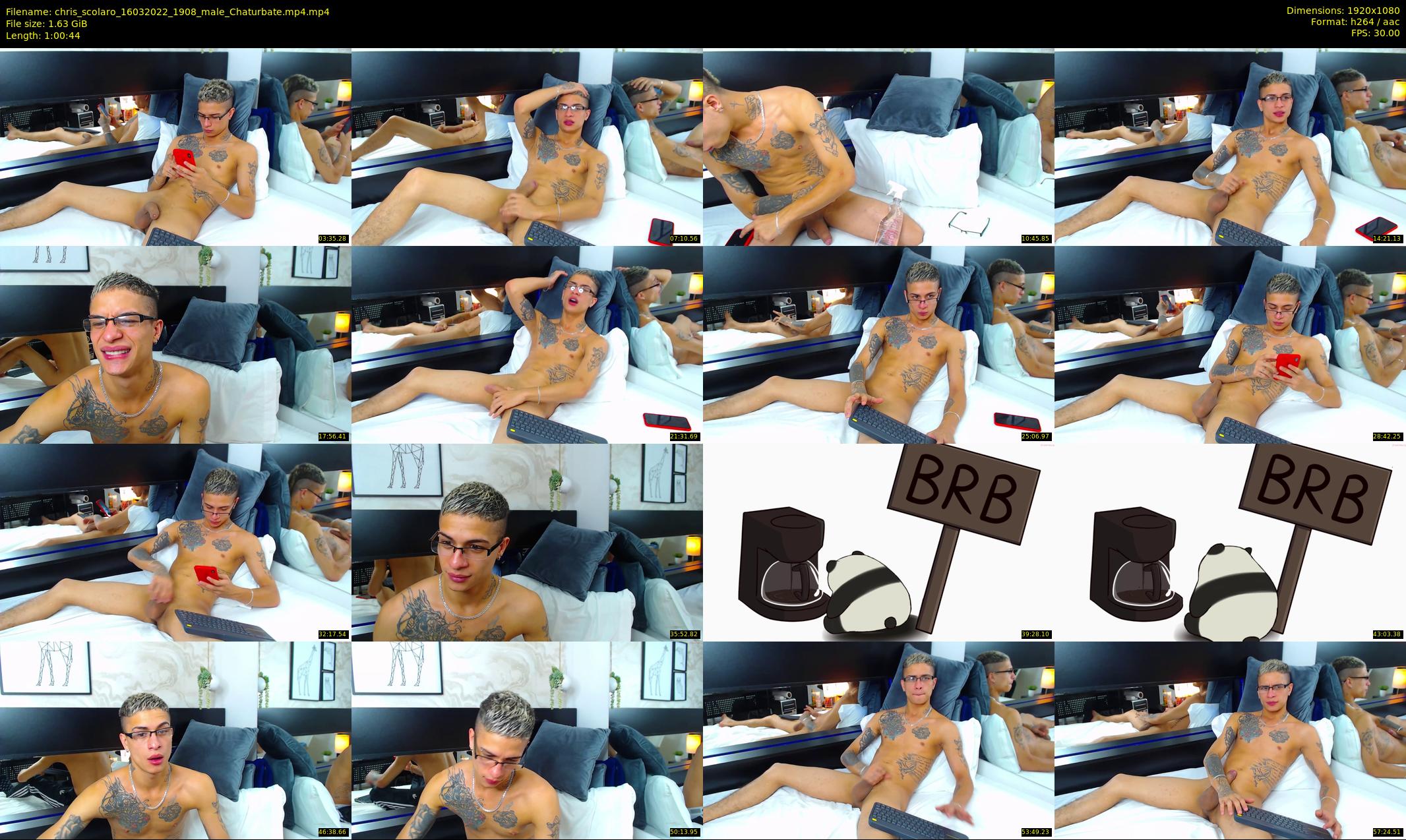 chris_scolaro — 61 minute Chaturbate male cam show recording, 1080p, Mar 16, 2022
