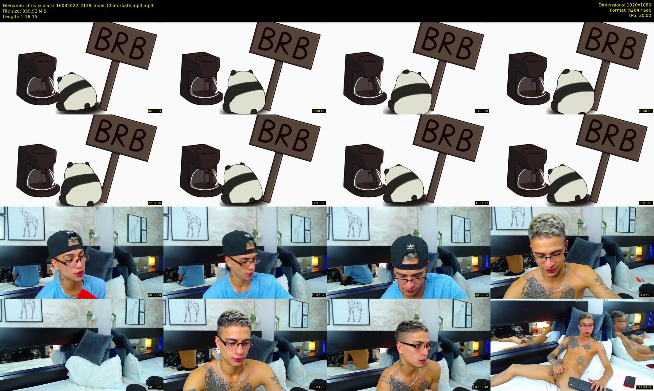 chris_scolaro — 77 minute Chaturbate male cam show recording, 1080p, Mar 16, 2022