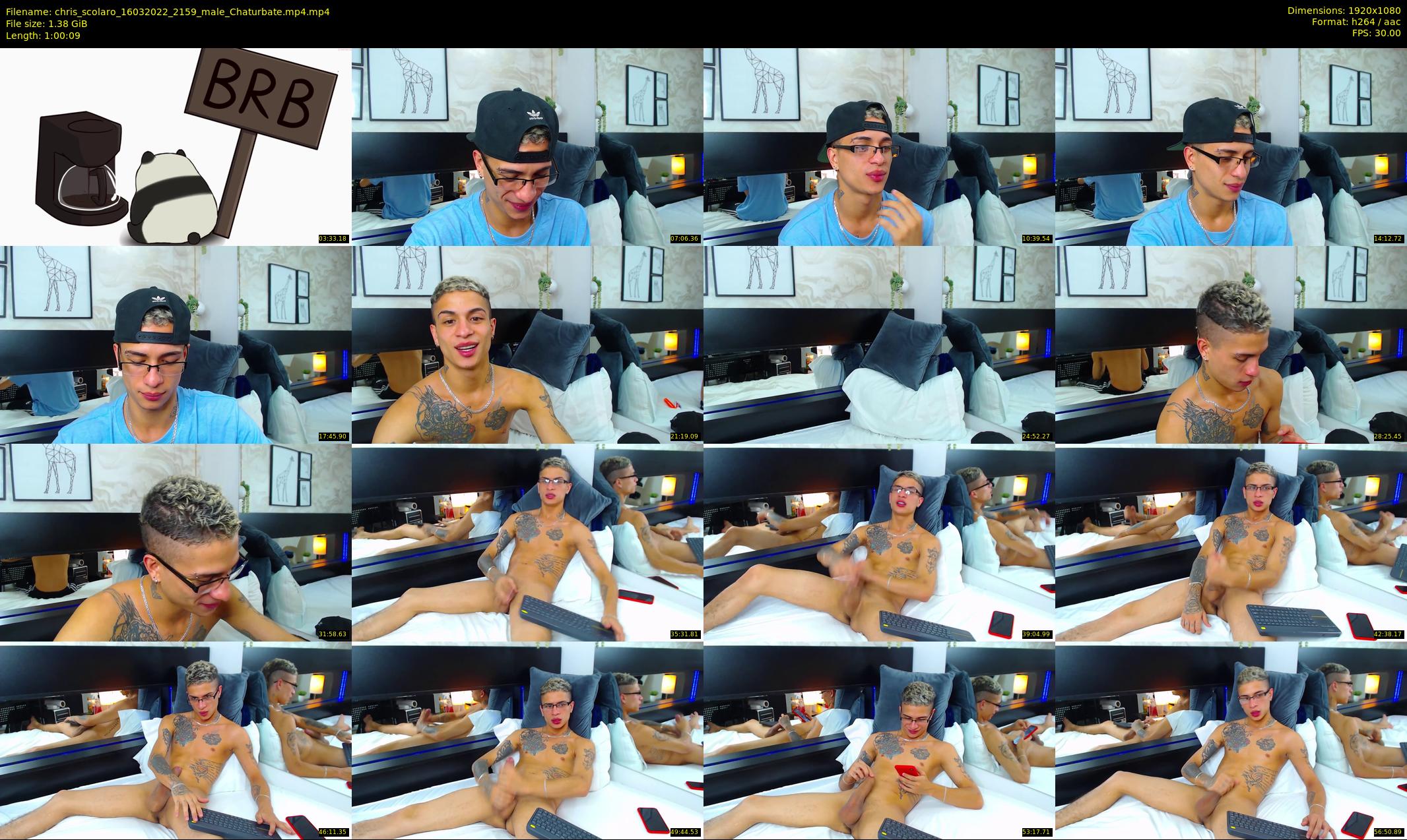 chris_scolaro — 61 minute Chaturbate male cam show recording, 1080p, Mar 16, 2022