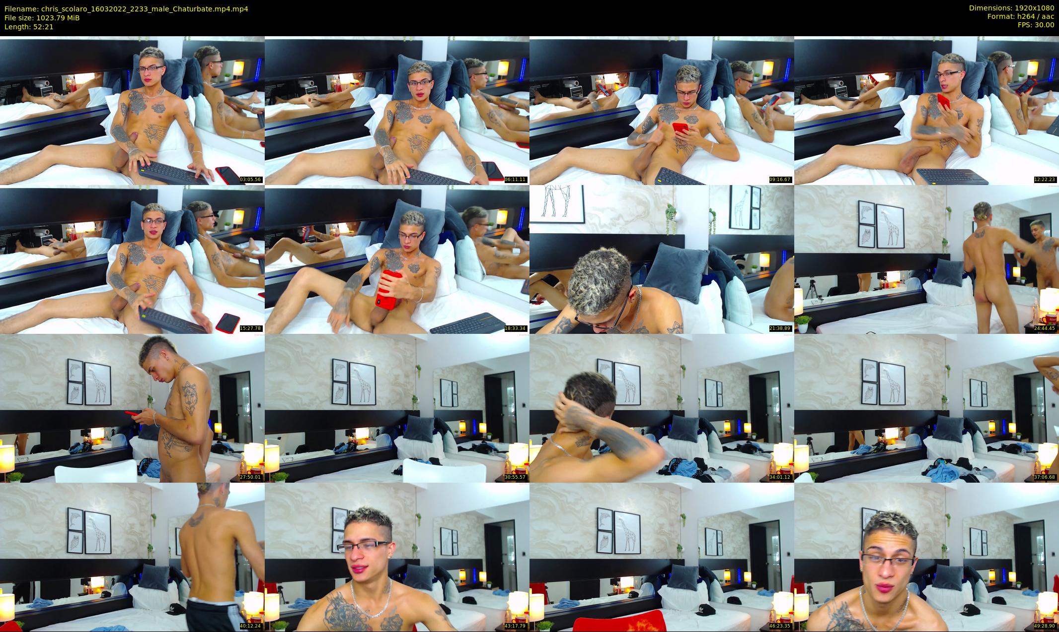 chris_scolaro — 53 minute Chaturbate male cam show recording, 1080p, Mar 16, 2022