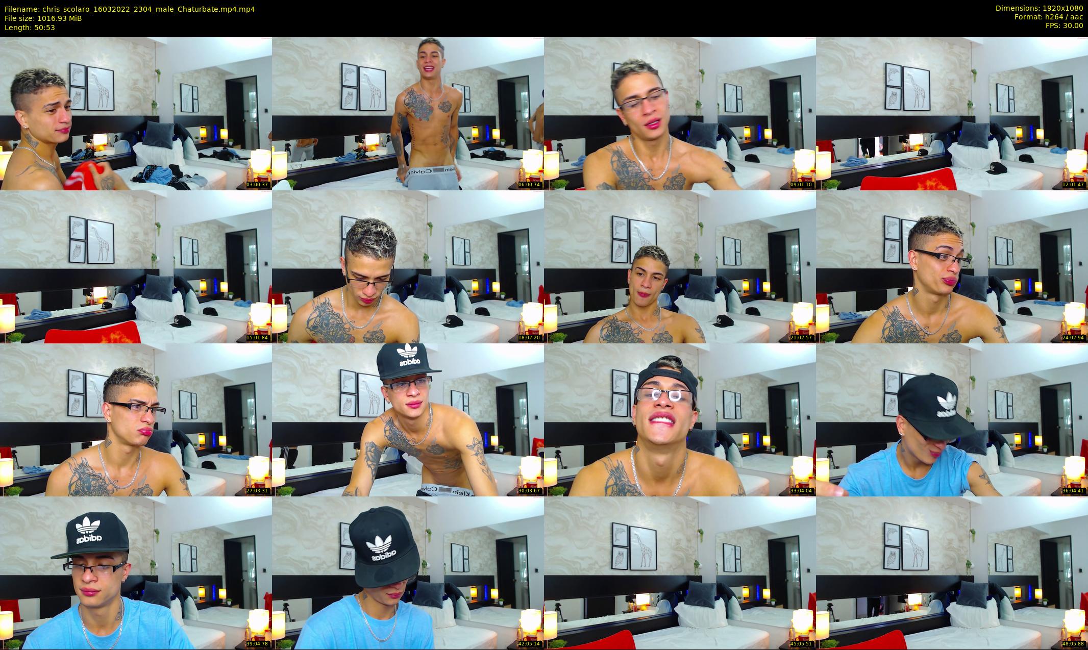chris_scolaro — 51 minute Chaturbate male cam show recording, 1080p, Mar 16, 2022