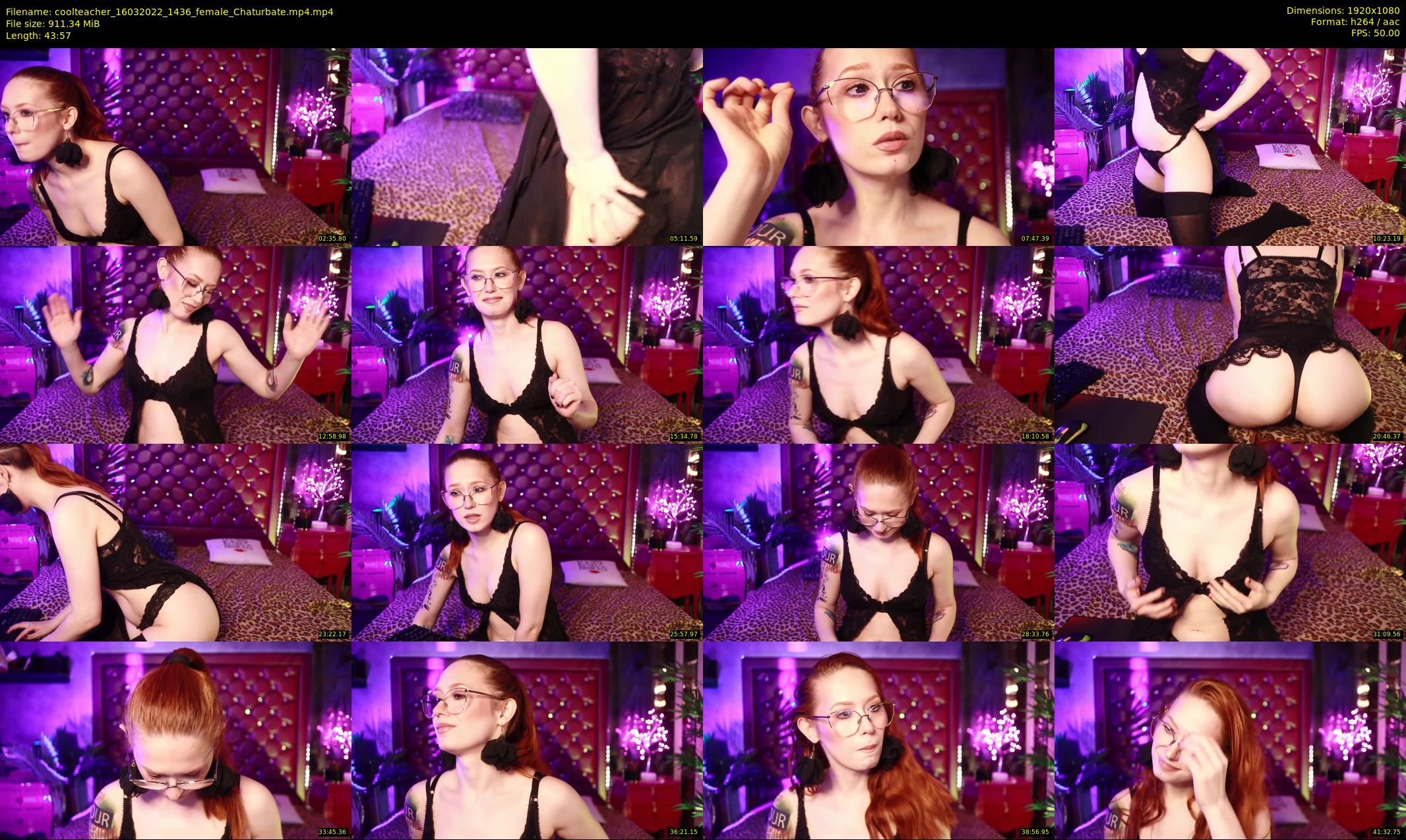 coolteacher — 44 minute Chaturbate female cam show recording, 1080p, Mar 16, 2022