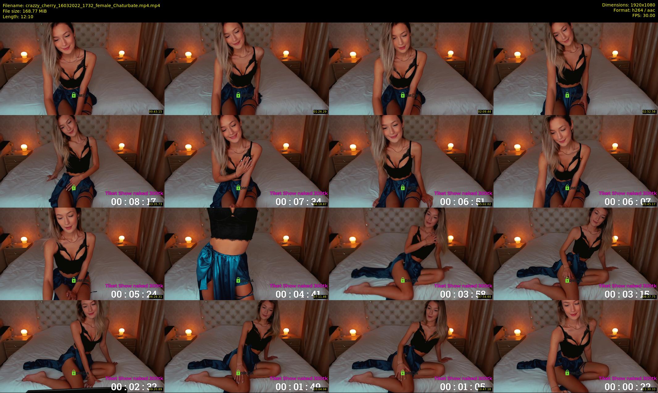 crazzy_cherry — 13 minute Chaturbate female cam show recording, 1080p, Mar 16, 2022