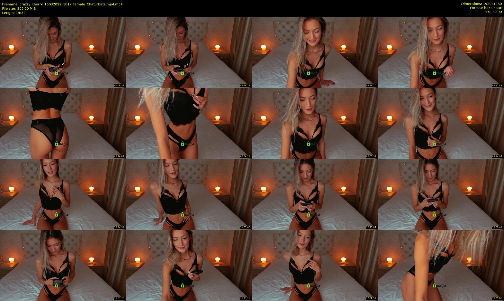 crazzy_cherry — 20 minute Chaturbate female cam show recording, 1080p, Mar 16, 2022