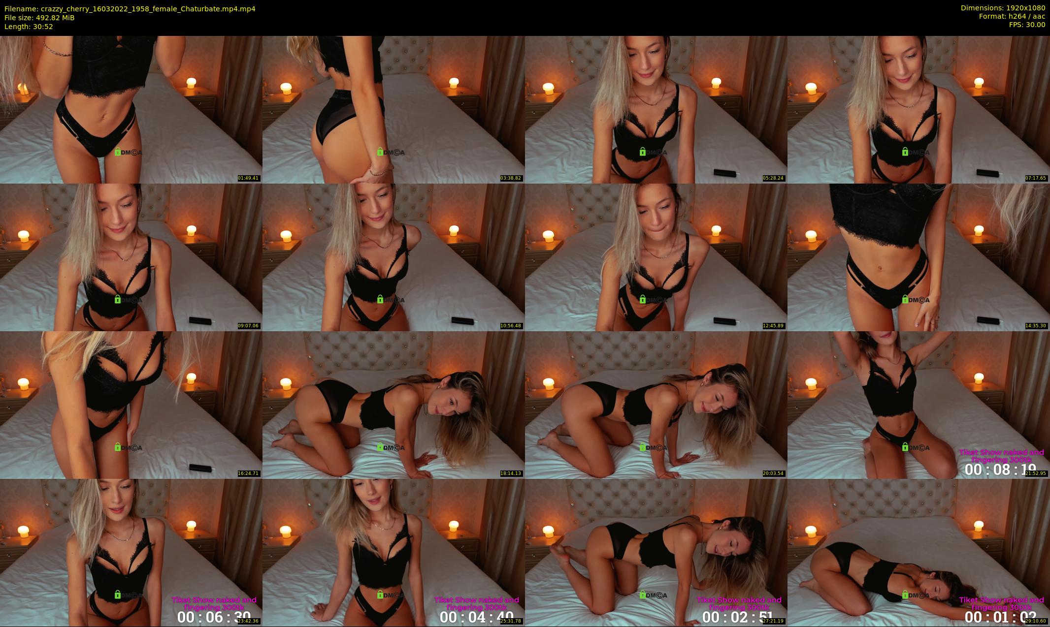 crazzy_cherry — 31 minute Chaturbate female cam show recording, 1080p, Mar 16, 2022