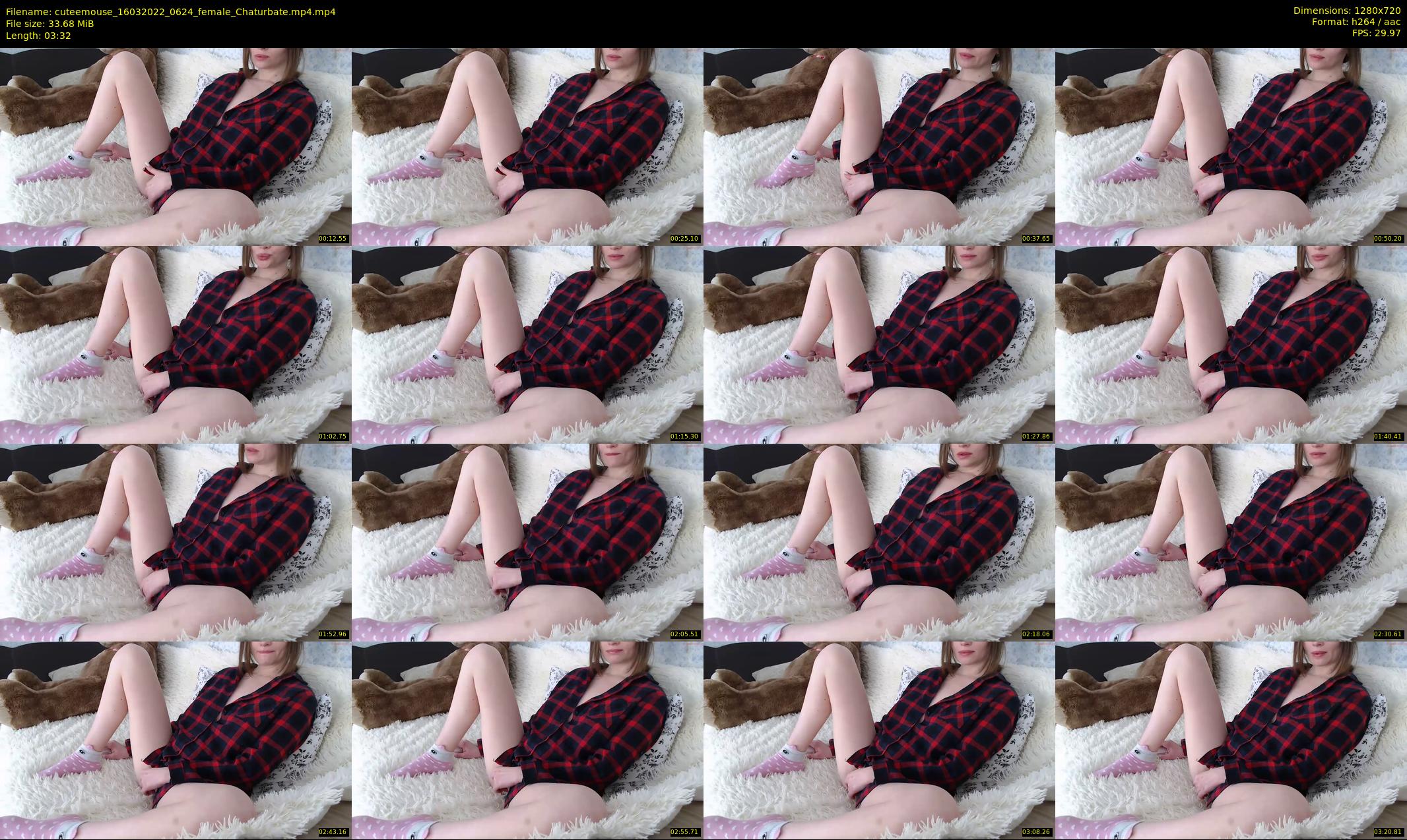 cuteemouse — 4 minute Chaturbate female cam show recording, 720p, Mar 16, 2022