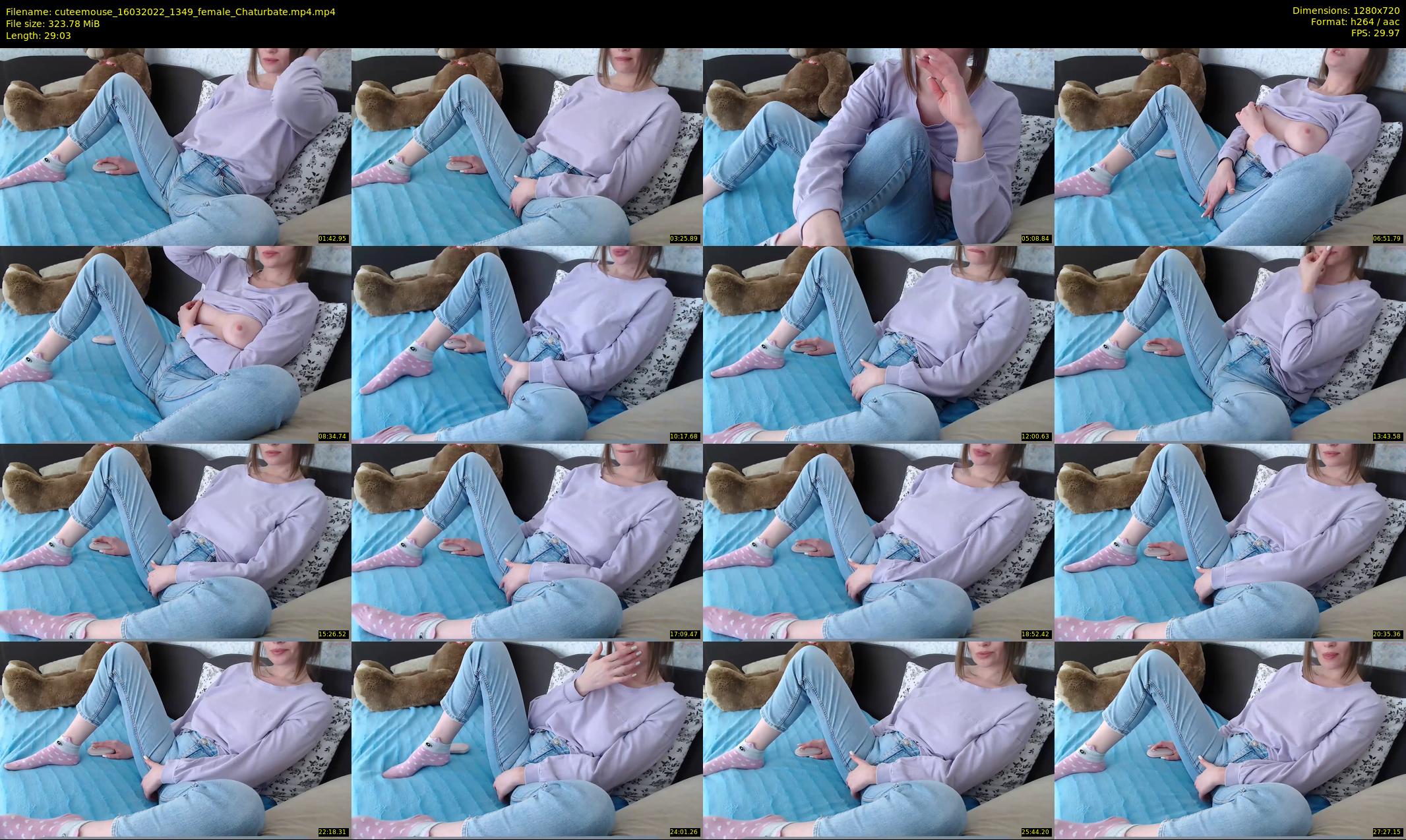 cuteemouse — 30 minute Chaturbate female cam show recording, 720p, Mar 16, 2022