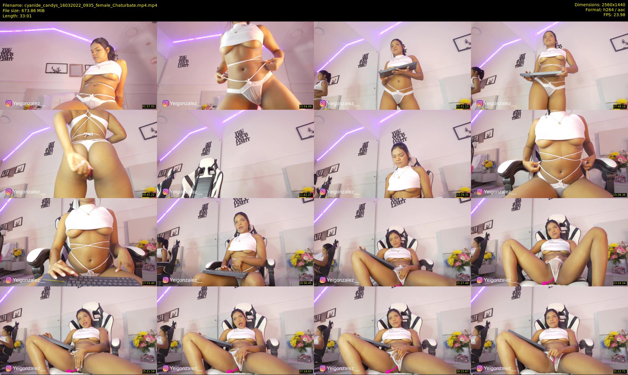 cyanide_candys — 34 minute Chaturbate female cam show recording, 1080p, Mar 16, 2022