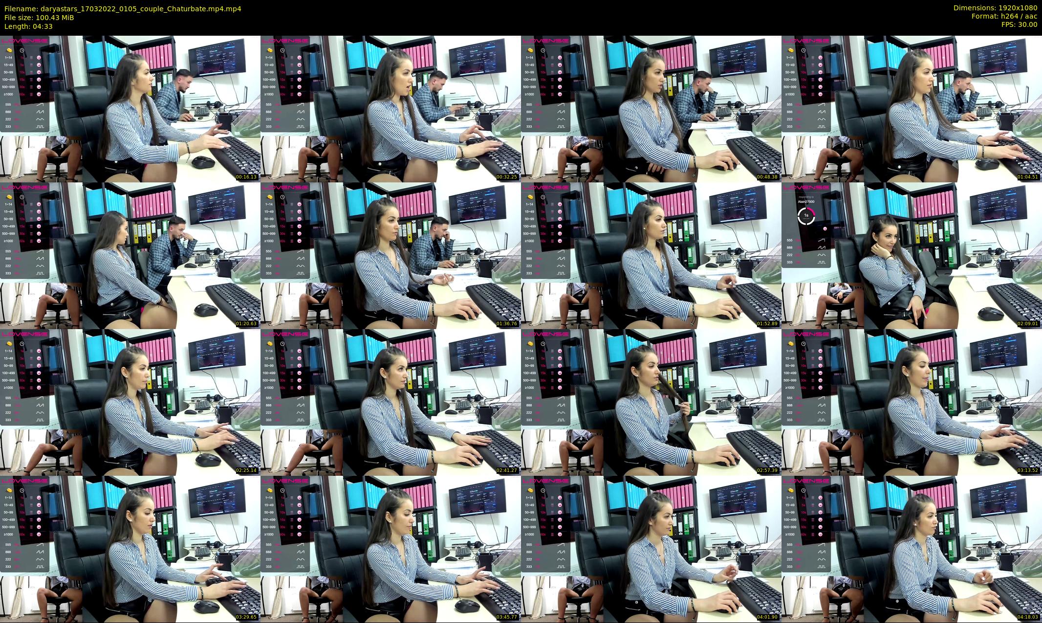 daryastars — 5 minute Chaturbate couple cam show recording, 1080p, Mar 17, 2022