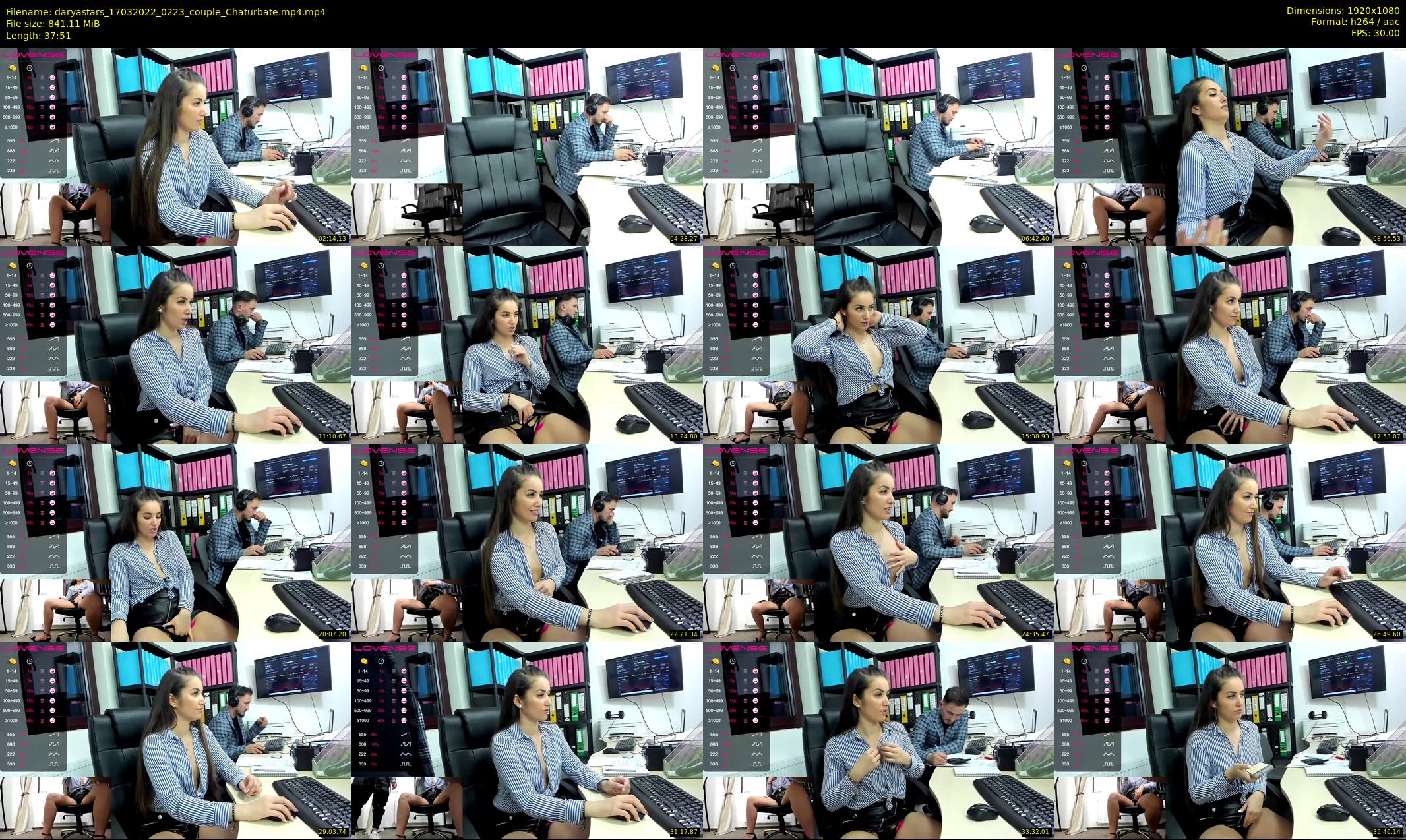 daryastars — 38 minute Chaturbate couple cam show recording, 1080p, Mar 17, 2022